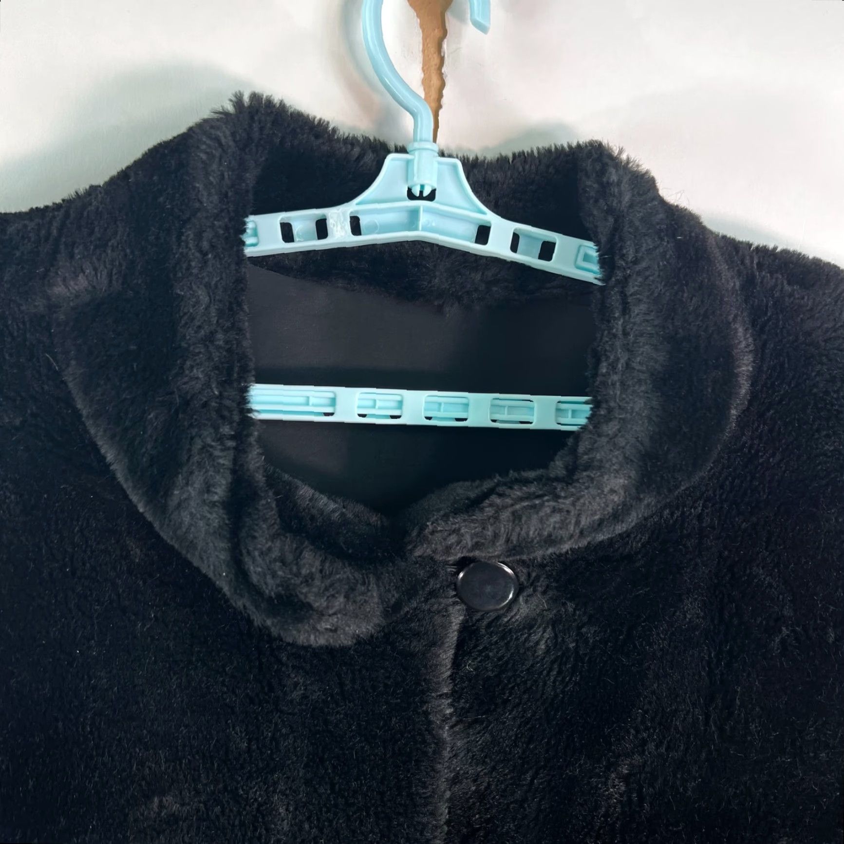 Vintage VINTAGE J Percy Women's Faux Fur Coat 1970s Soft Warm Black Size 2XL Size XXL / US 16-18 / IT 52-54 - 2 Thumbnail