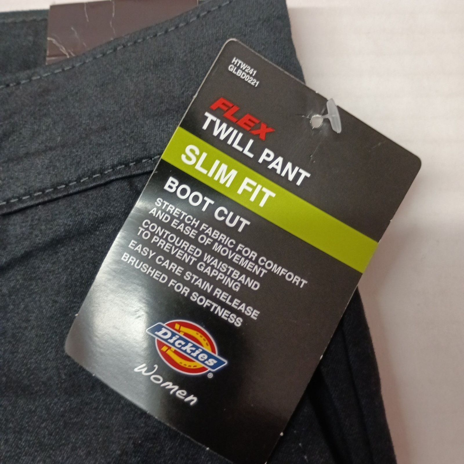 Dickies Dickies Women's Flex Twill Slim Fit Bootcut Pants Size 4L Size 27" / US 4 / IT 40 - 7 Thumbnail