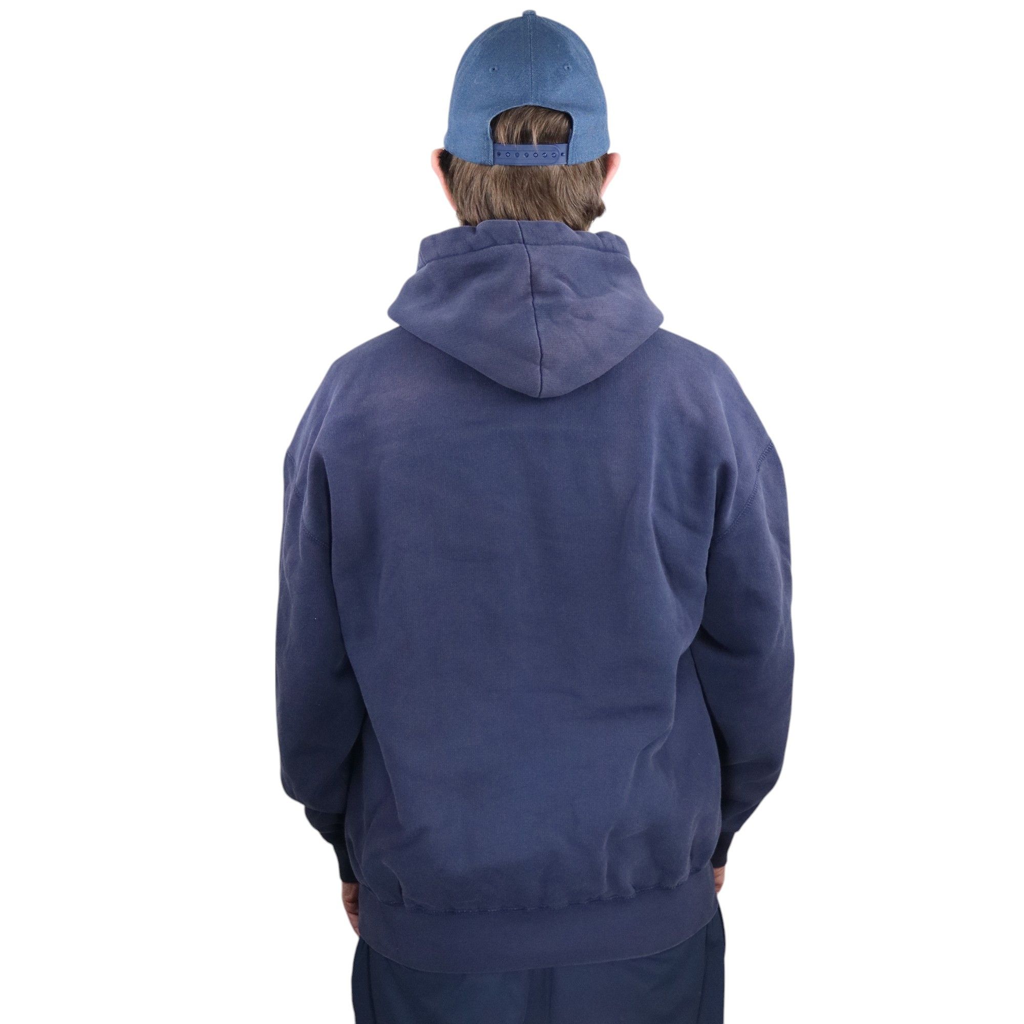 Russell Athletic × Vintage Russell Baggy Grunge Faded Heavyweight Hoodie Mens Large Y2K Size US L / EU 52-54 / 3 - 3 Thumbnail