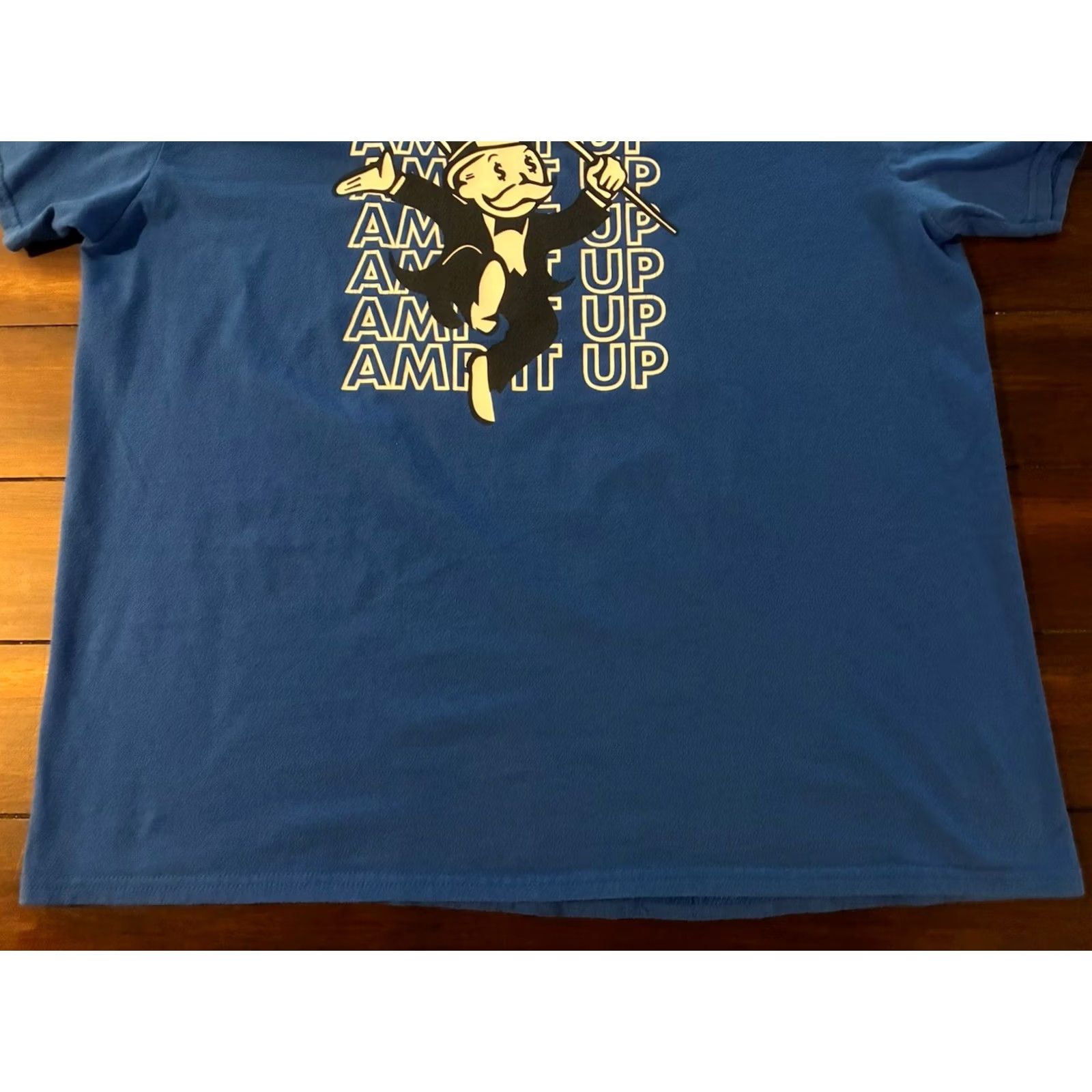 Jerzees AMP IT UP Monopoly All Connect T-Shirt Men XL Blue Jerzees Graphic Tee Summer Funny Size US XL / EU 56 / 4 - 2 Thumbnail