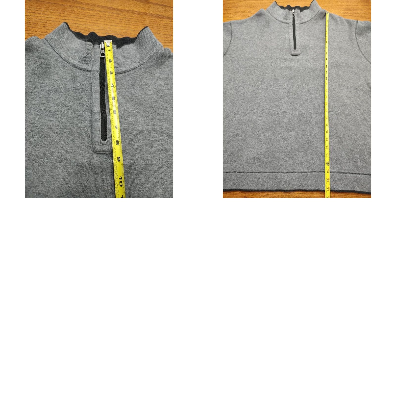 Polo Ralph Lauren Polo Ralph Lauren Gray Mens 2XL Reversible Mock Neck 1/4 Zip Sweater Pullover Size US XXL / EU 58 / 5 - 9 Thumbnail
