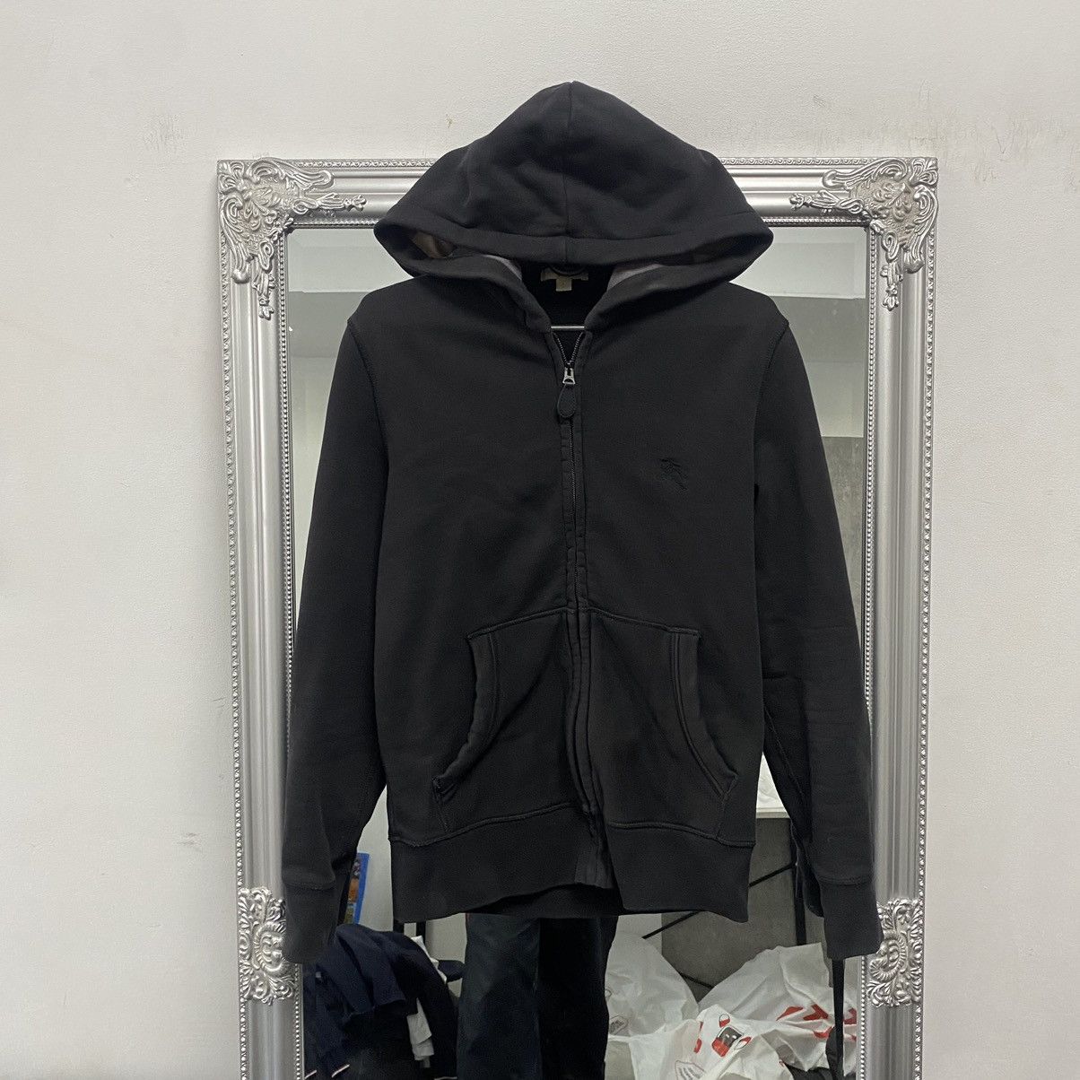 Burberry Vintage Burberry Zip Hoodie Size US S / EU 44-46 / 1 - 1 Thumbnail