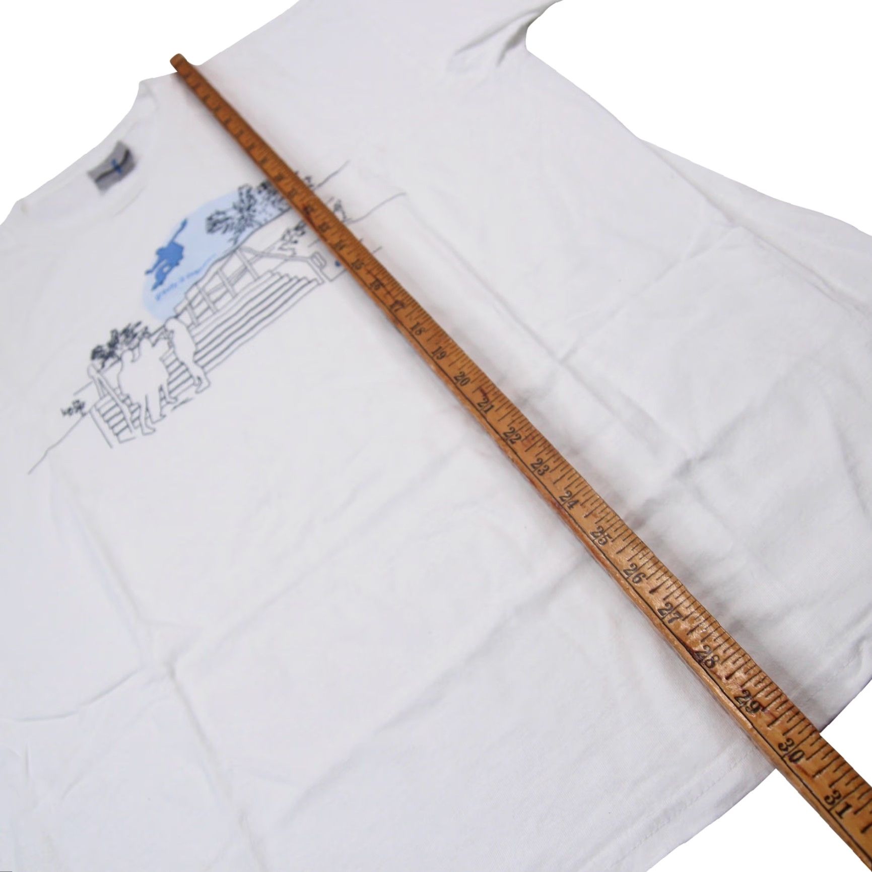 Nike VINTAGE Nike Skateboarding Gravity is overrated Mens Large Graphic T Shirt White Size US L / EU 52-54 / 3 - 7 Thumbnail