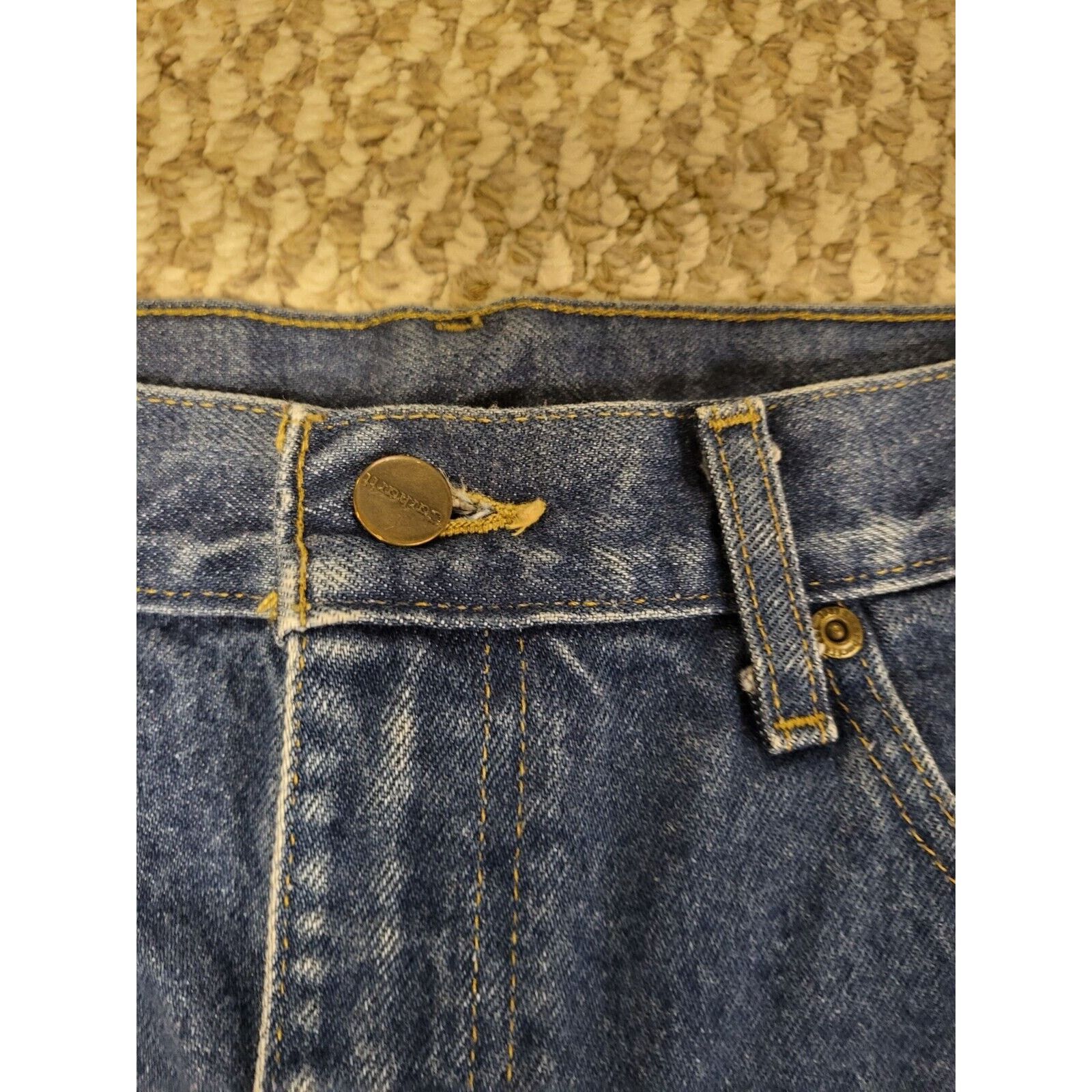 Carhartt Carhartt Mens Jeans Size 34x30 Straight Relaxed Fit Blue Size US 34 / EU 50 - 5 Thumbnail