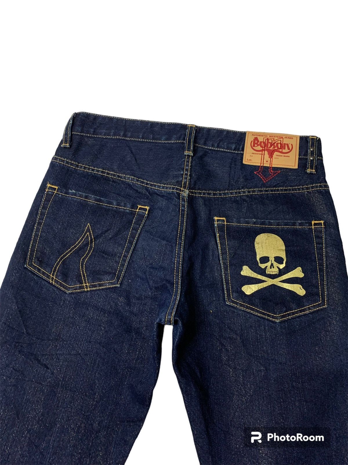 Japanese Brand × Roen Reon Mastermind x bobson Skull Jeans Size US 31 - 5 Thumbnail