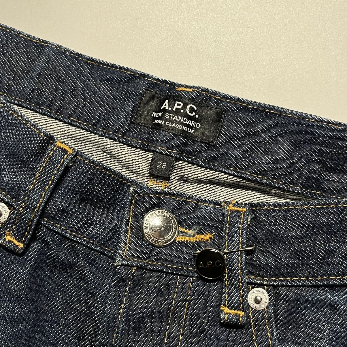 A.P.C. A.P.C. Raw Indigo Selvedge New Standard 14.5oz Denim Jeans Size US 28 / EU 44 - 4 Thumbnail