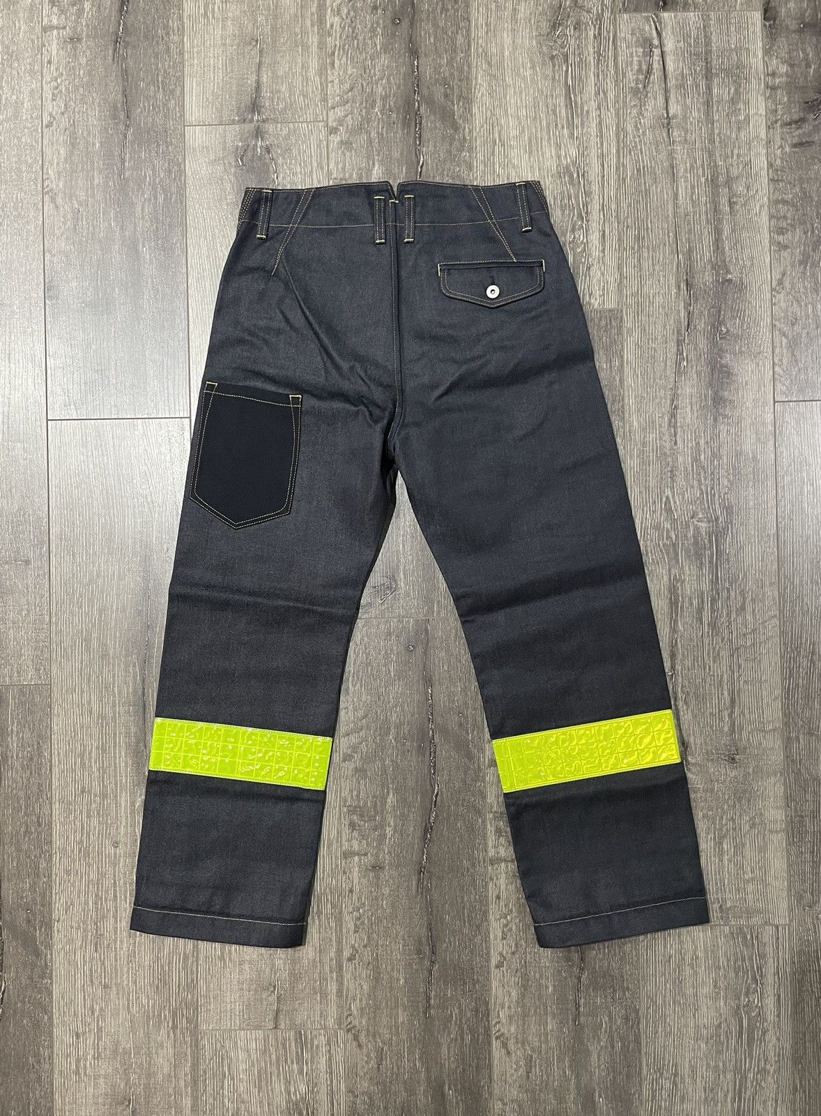 Comme des Garcons 2018 COMME des GARCONS JUNTA WATANABE Reflective Denim Pants Size US 30 / EU 46 - 12 Thumbnail