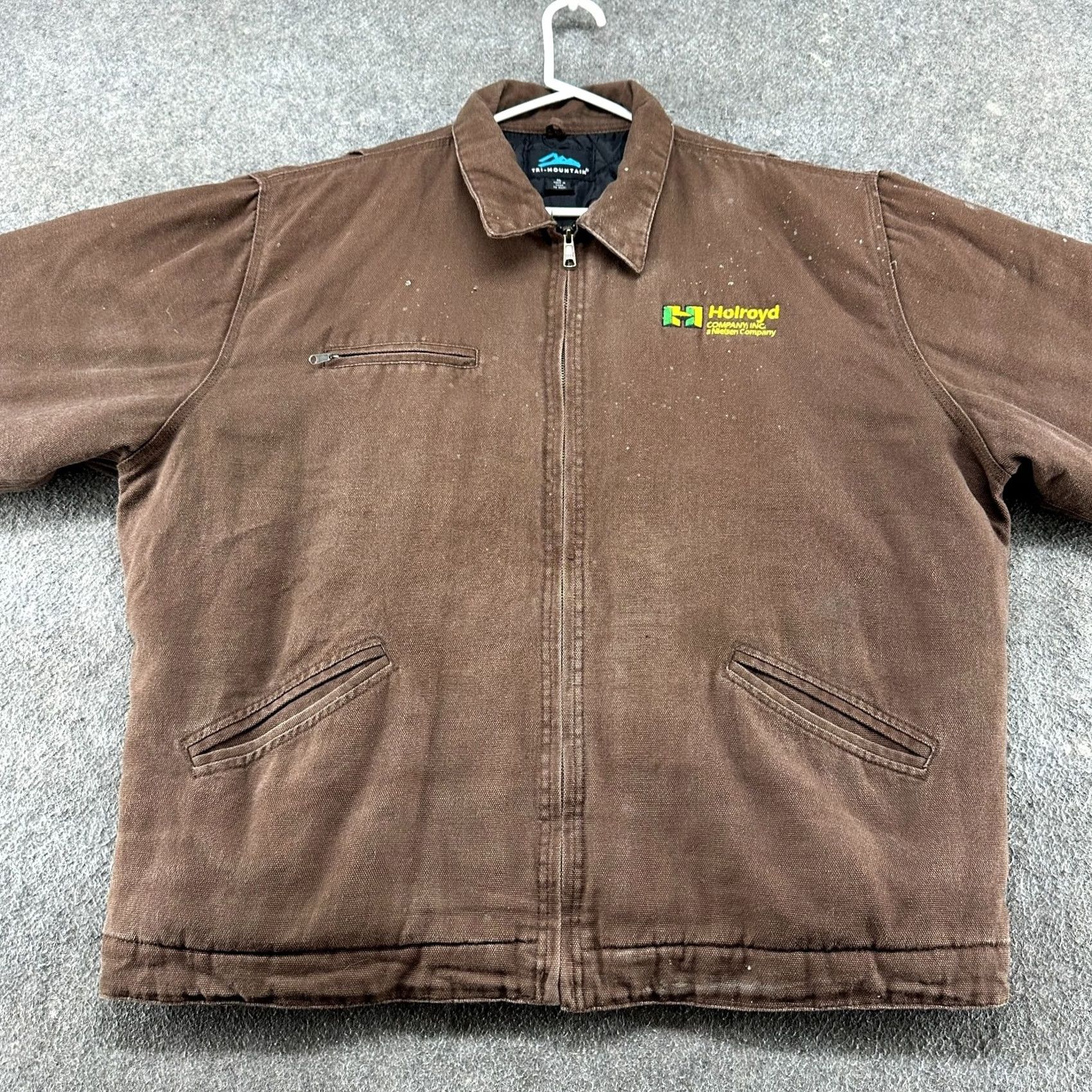 Vintage VINTAGE Tri Mountain Jacket Mens XL Brown Bomber Canvas Detroit Style Workwear Size US XL / EU 56 / 4 - 3 Thumbnail