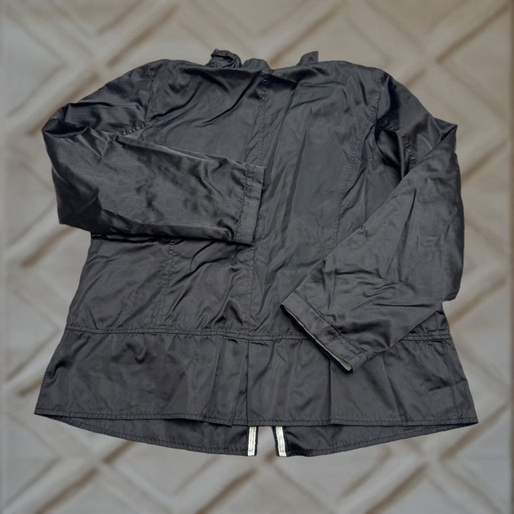 Marina Rinaldi Marina Rinaldi Jacket Womens XL Black Full Zip Pocket Sport Rain Bomber Size XL / US 12-14 / IT 48-50 - 1 Thumbnail