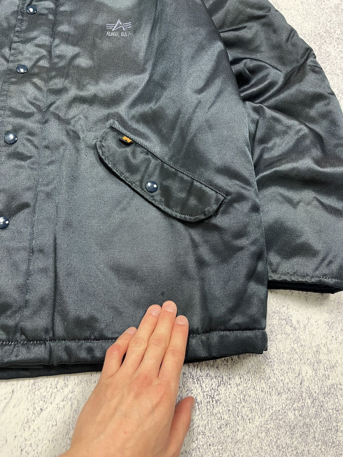 Alpha Industries × Vintage Vintage Alpha industries WI-96 Military Bomber Jacket USA Size US M / EU 48-50 / 2 - 8 Thumbnail