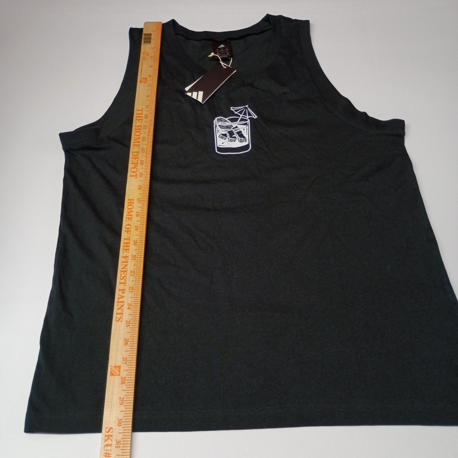 Adidas Adidas Men's Triple Regular Fit Cocktail Tank Size L Black Size US L / EU 52-54 / 3 - 5 Thumbnail