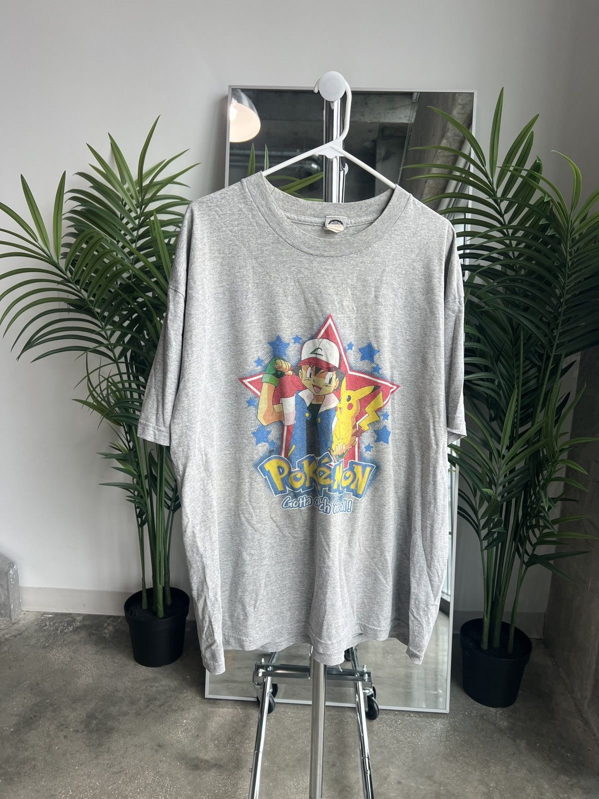 Nintendo Vintage Pokémon T-Shirt 90s Nintendo Licensed Ash & Pikachu Size US XL / EU 56 / 4 - 1 Thumbnail