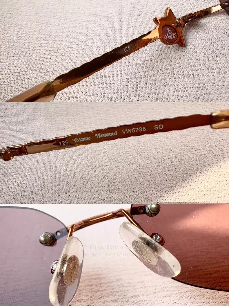 Vivienne Westwood Vivienne Westwood Phantom five-pointed star sunglasses Size ONE SIZE - 4 Thumbnail