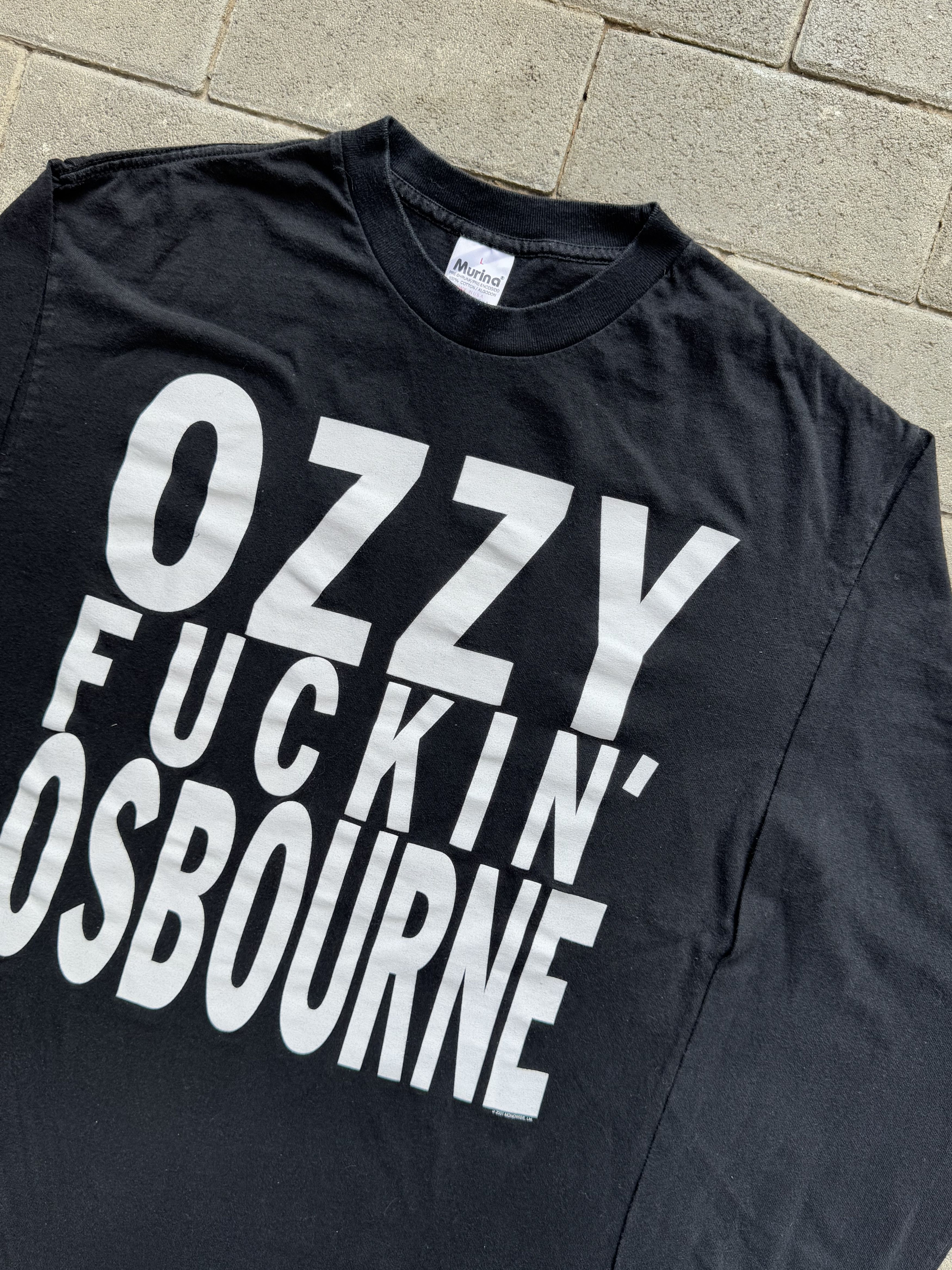 Ozzy Osbourne Vintage Ozzy Fuckin' Osbourne Long Sleeve Size US L / EU 52-54 / 3 - 5 Thumbnail
