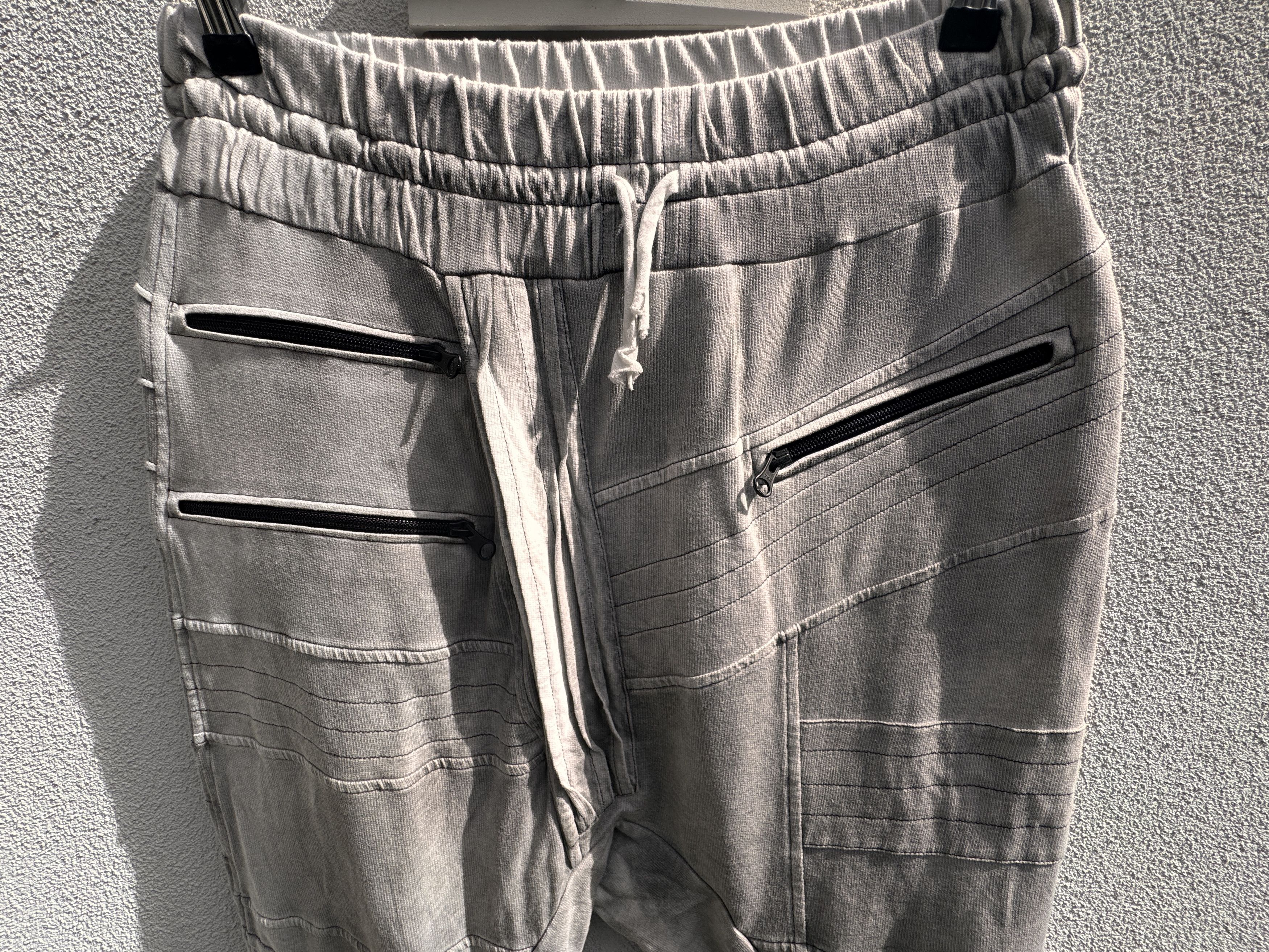 Demobaza DEMOBAZA Grey Sweatpants Trousers Vintage Destroy Effect XL Size US 34 / EU 50 - 6 Thumbnail