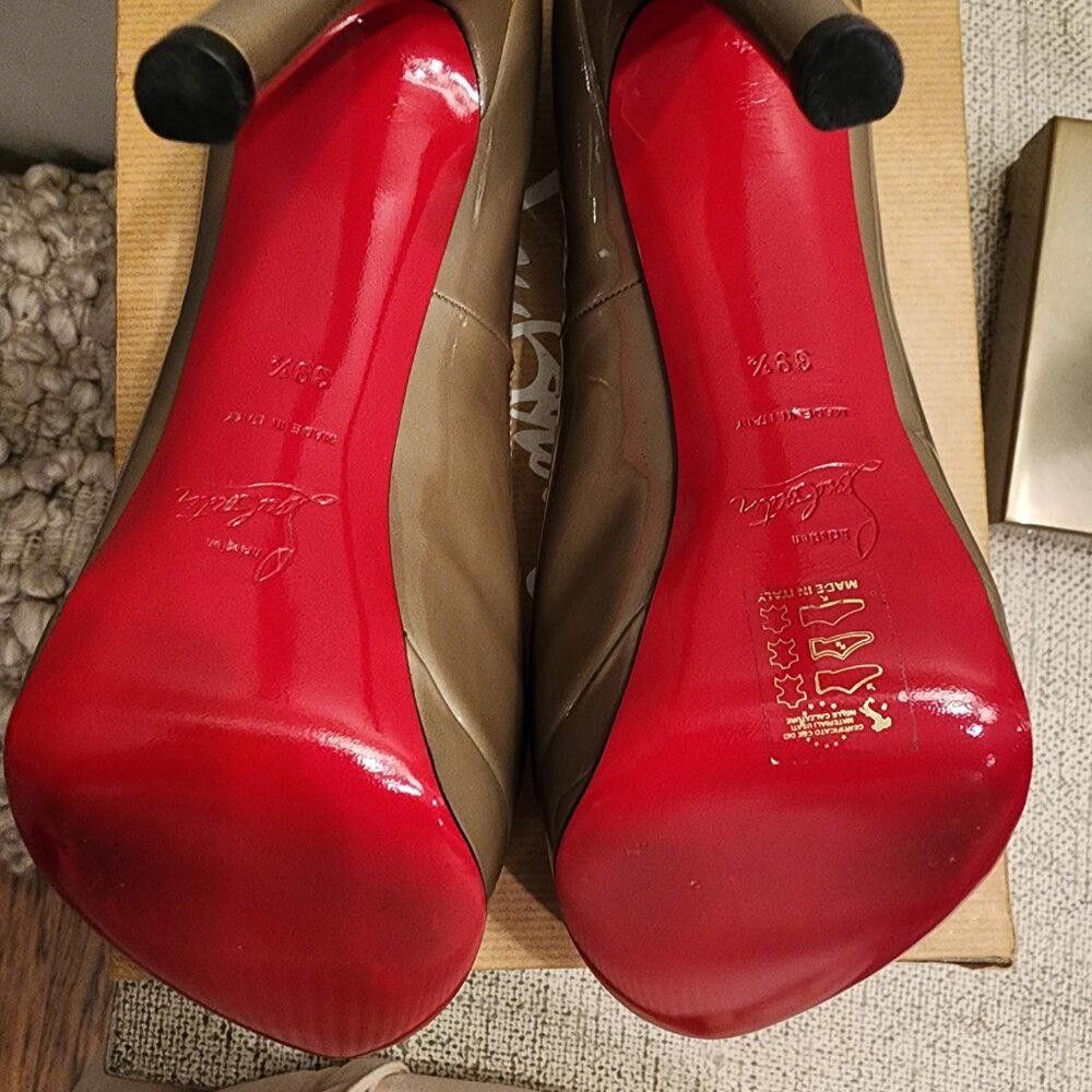Christian Louboutin Christian Louboutin Palais Royal Patent Leather Peep-Toe Size US 9.5 / IT 39.5 - 9 Thumbnail