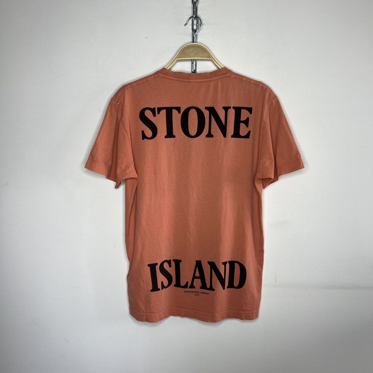 Stone Island Stone Island Tee Tshirt Big Spellout Logo Size US M / EU 48-50 / 2 - 2 Thumbnail