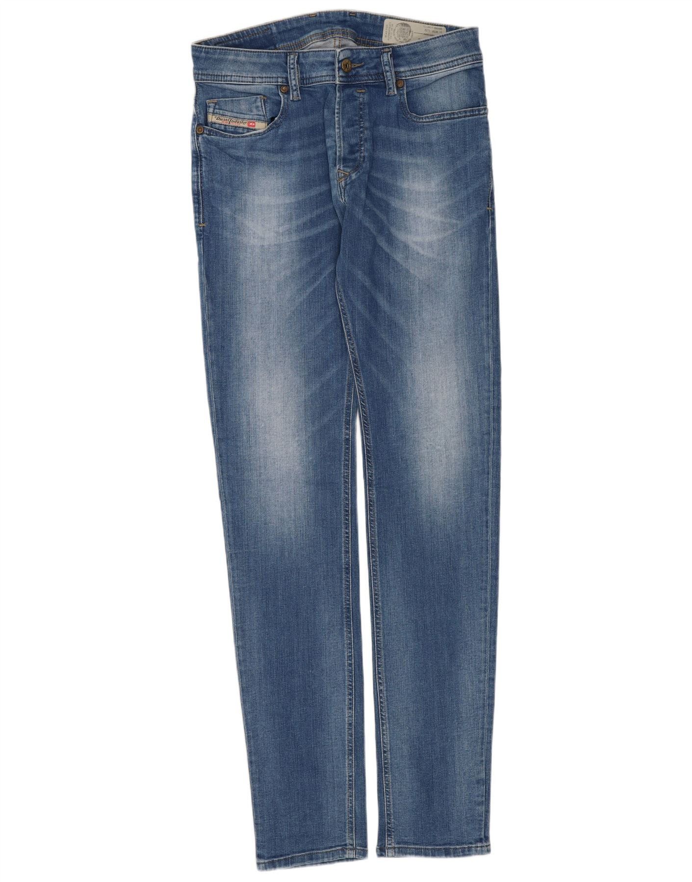 Diesel Womens Slim Jeans W28 L32 Blue Cotton Size 42" / US 20 - 1 Thumbnail