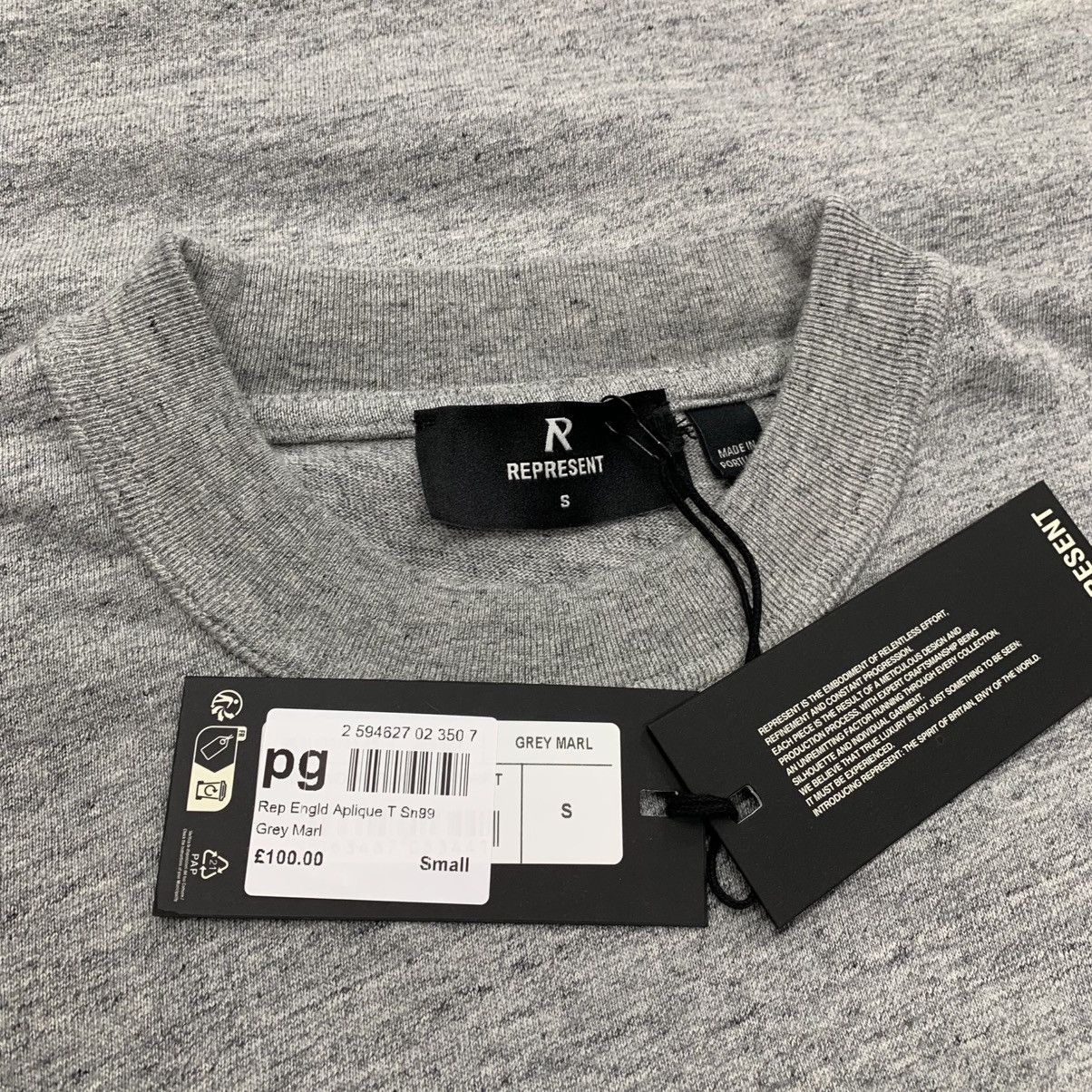 Represent Clo. Represent Small Tee England Graphic Grey T-Shirt Size US S / EU 44-46 / 1 - 5 Thumbnail