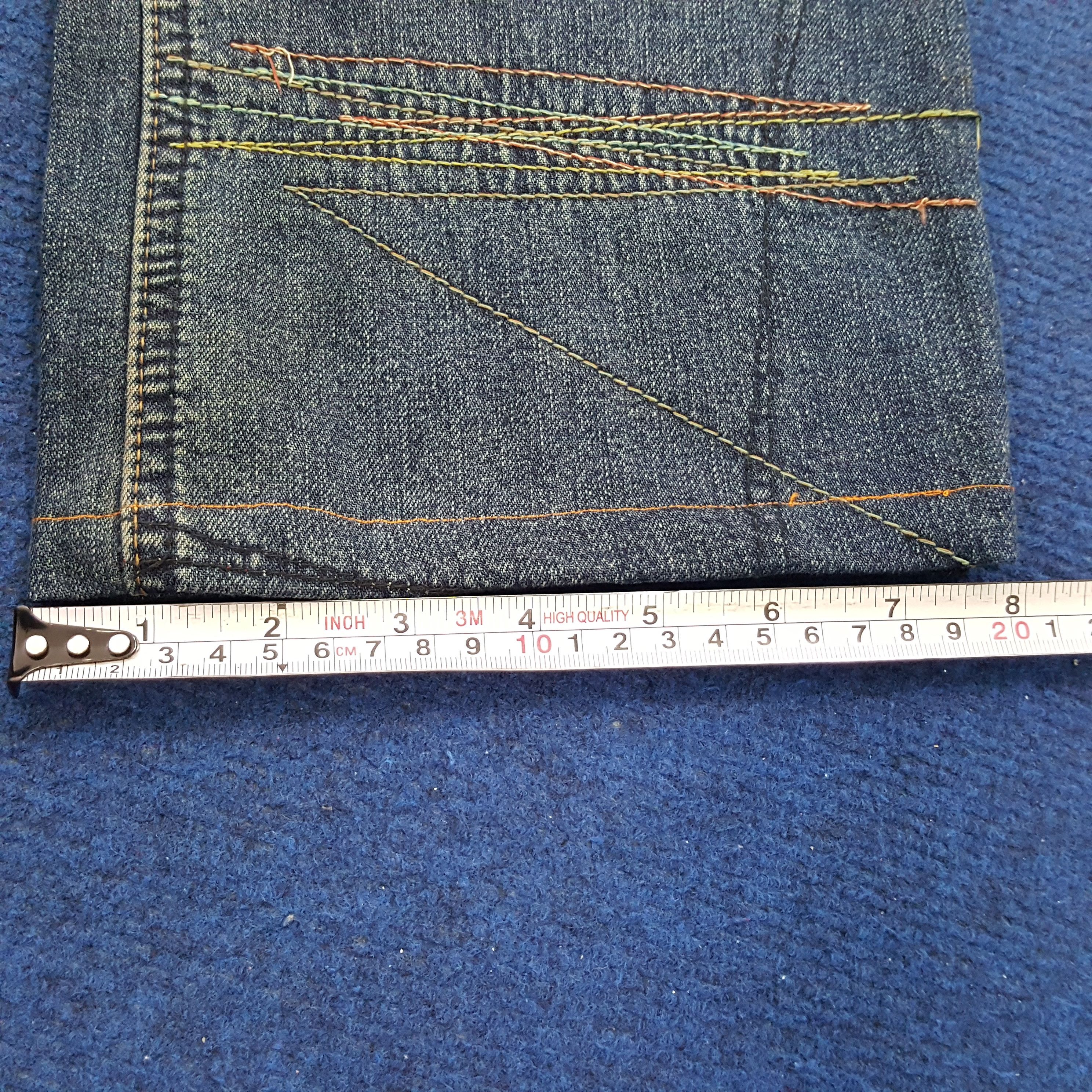 Hysteric Glamour HYSTERIC GLAMOUR Kinky Scratch Stitching Distressed Jeans Size US 28 / EU 44 - 9 Thumbnail