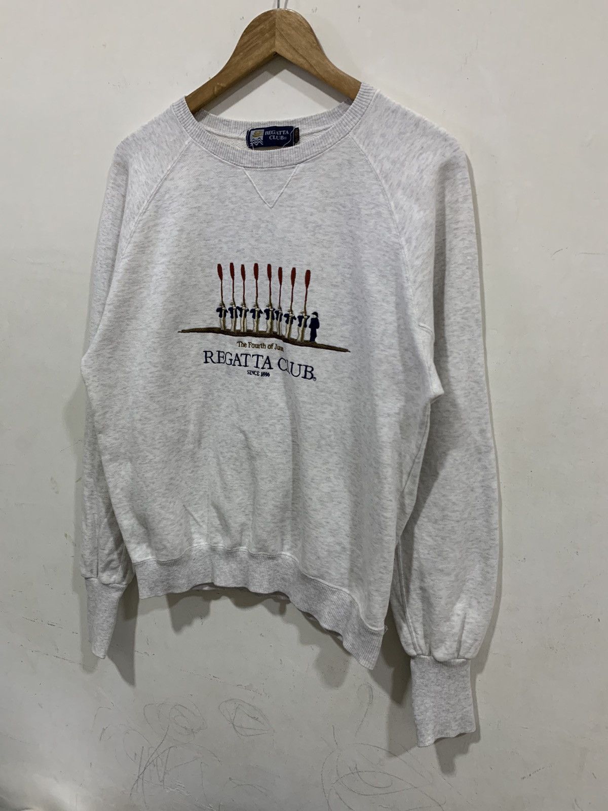 Japanese Brand Vintage Regatta Club Crewneck Sweatshirt Size US M / EU 48-50 / 2 - 3 Thumbnail