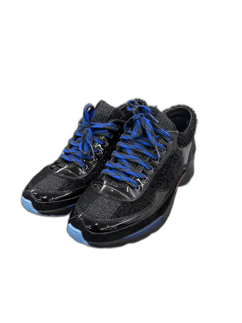 Chanel Chanel Black and Dark Blue Sport Shoes -2505 Size US 7.5 / EU 40-41 - 1 Thumbnail