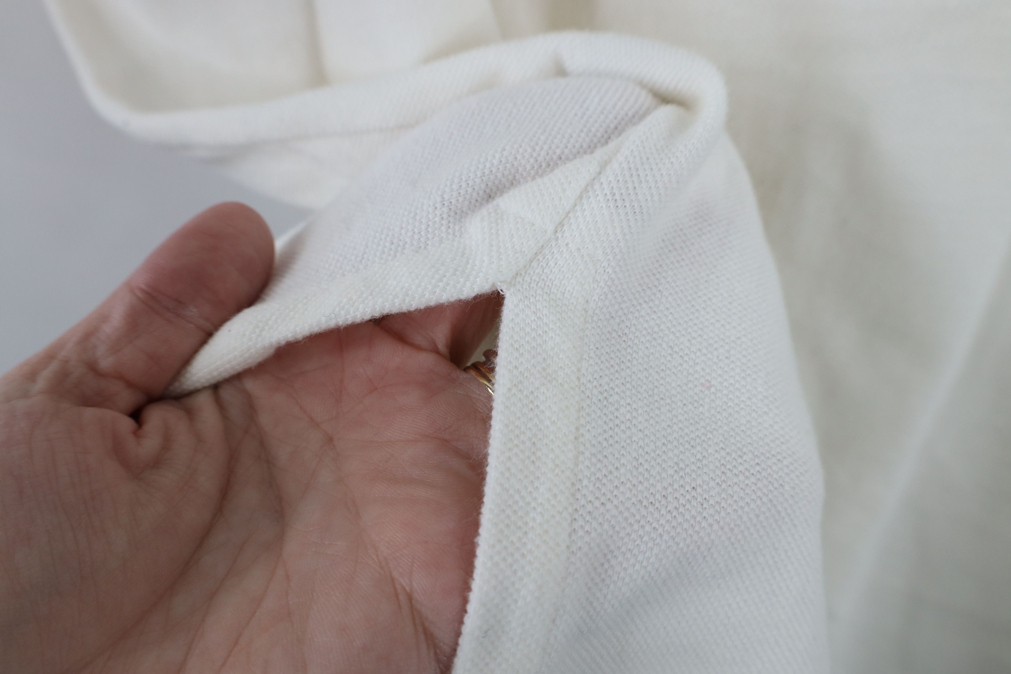 Ralph Lauren × Vintage Vintage 90s Ralph Lauren Short Sleeve Polo Shirt White Size US L / EU 52-54 / 3 - 11 Thumbnail