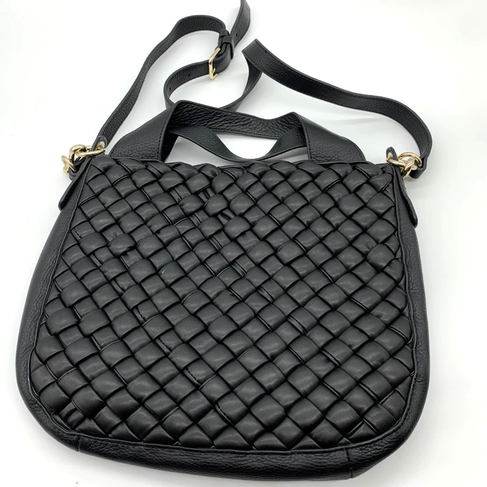 Other Vince Camuto Leather Handbags Puffy Weave Tote Miki Size ONE SIZE - 1 Thumbnail
