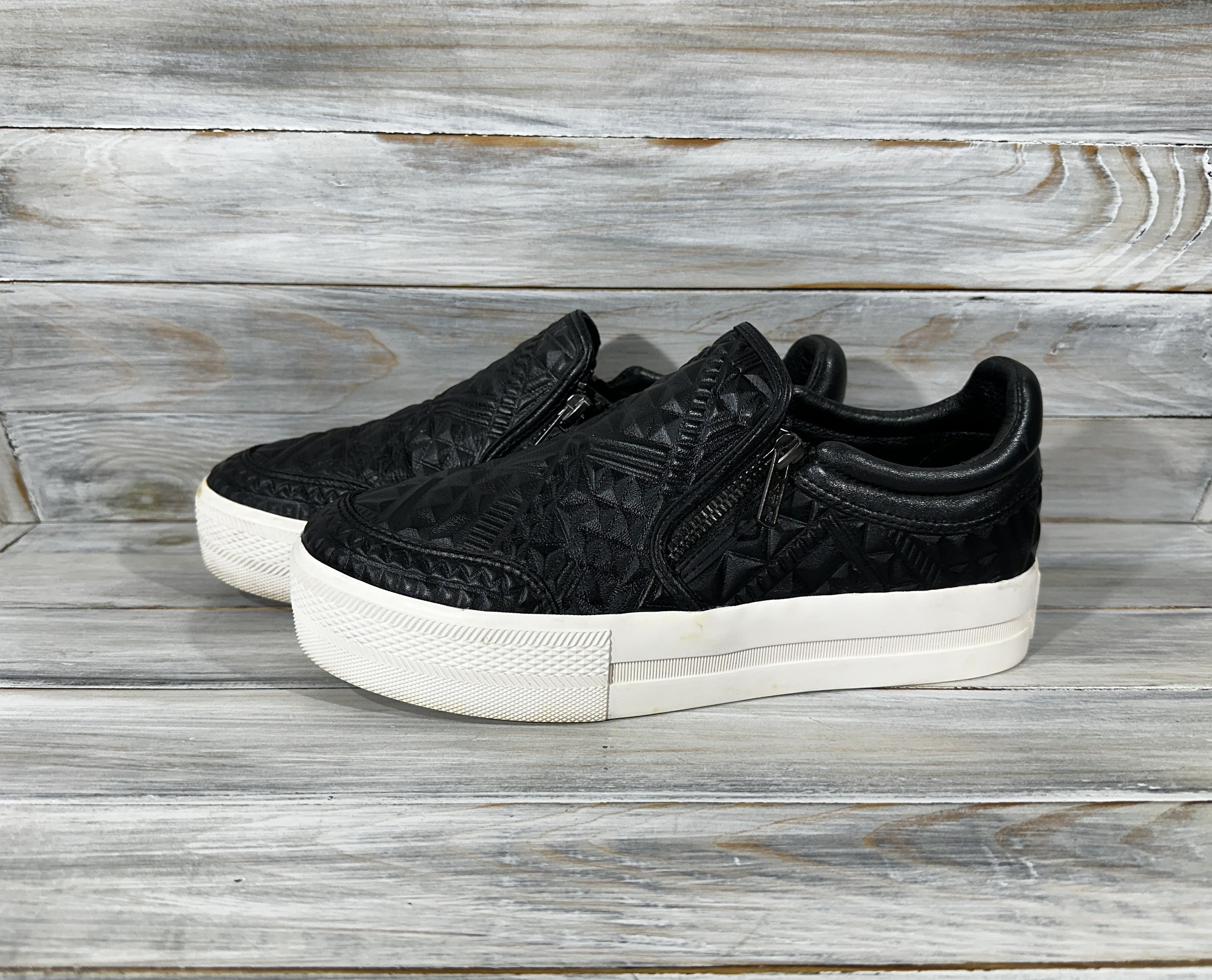 ASH ASH Platform Slip On Women's Leather Shoes Casual Sneakers Size US 8 / IT 38 - 17 Thumbnail