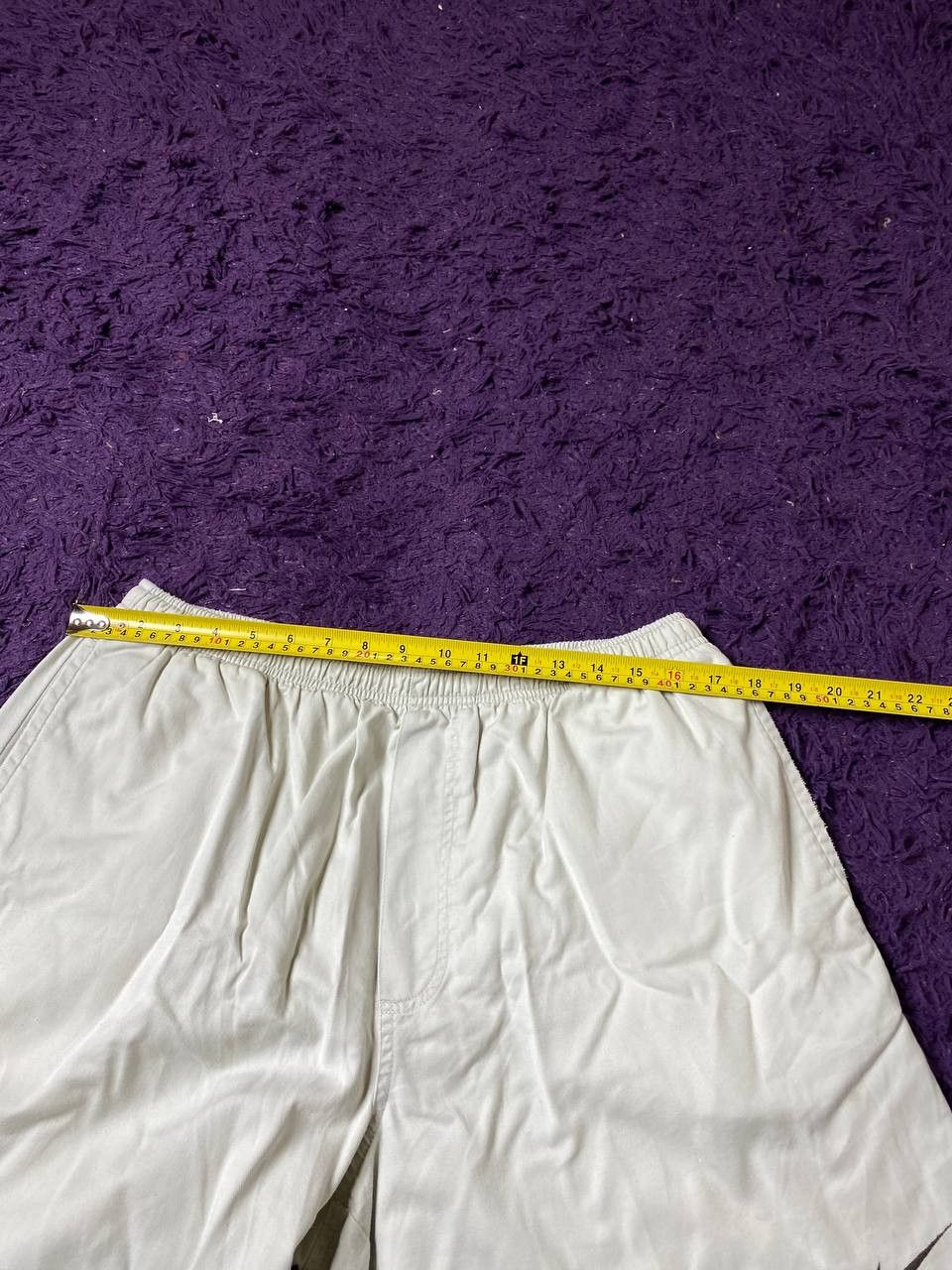 Nike shorts white NIKE Y2K logo Vintage size L streetwear Size US 34 / EU 50 - 14 Thumbnail