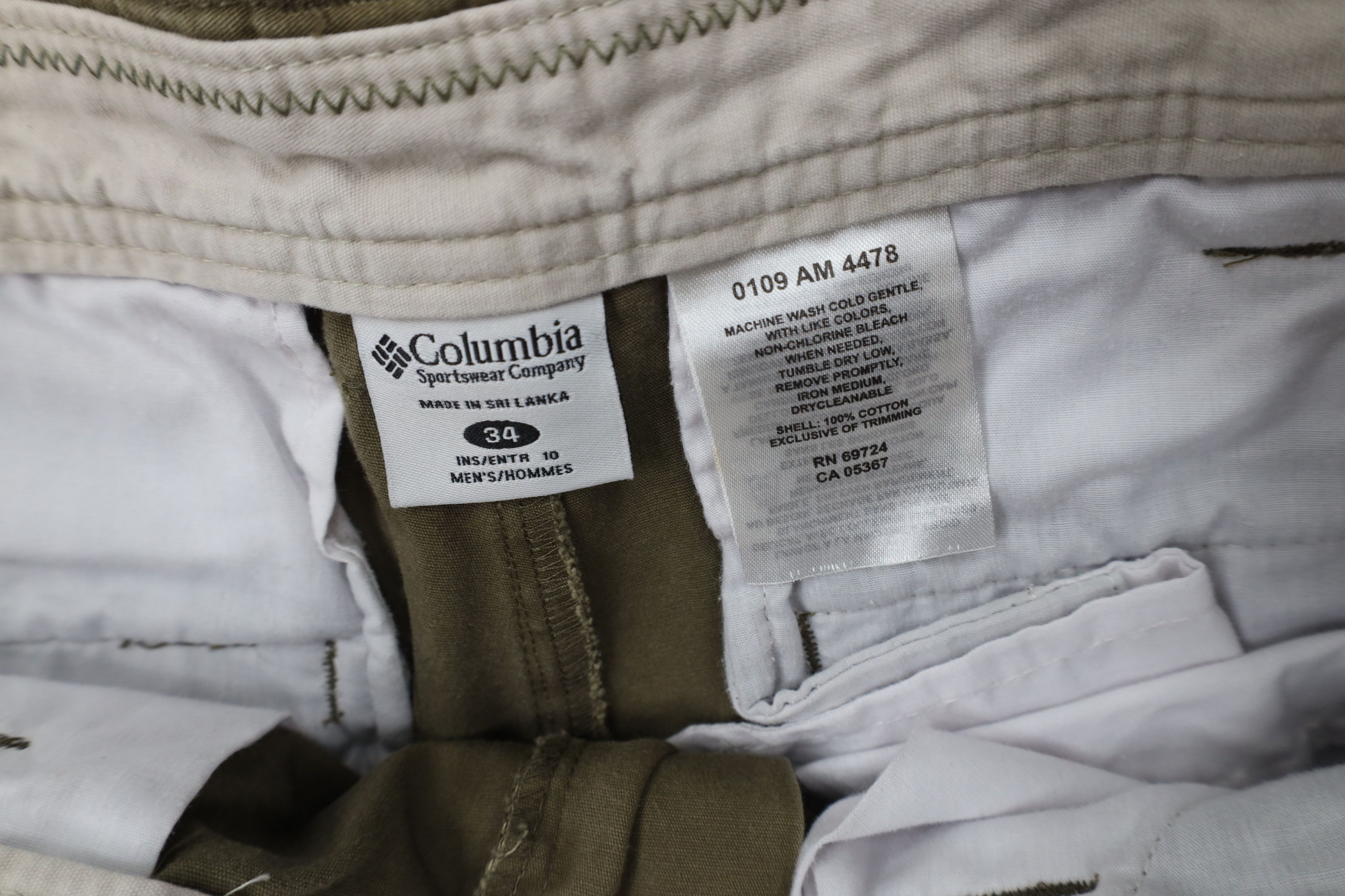 Columbia Vintage Columbia Spell Outdoor Hiking Trekking Shorts Green Size US 34 / EU 50 - 8 Thumbnail