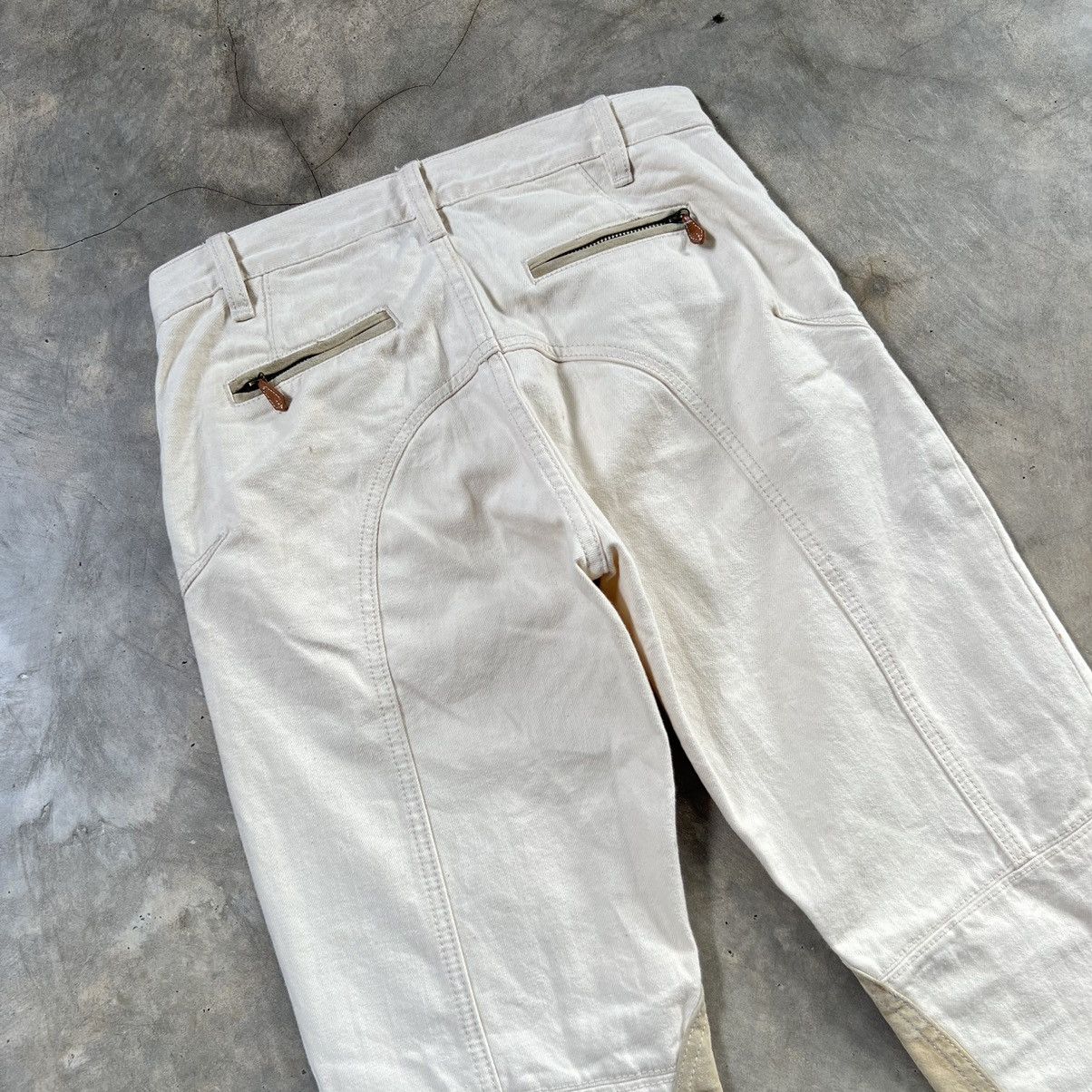 Polo Ralph Lauren Ralph Lauren Suede Pants Zip Pocket Flared Jeans Pants Size 28" / US 6 / IT 42 - 5 Thumbnail