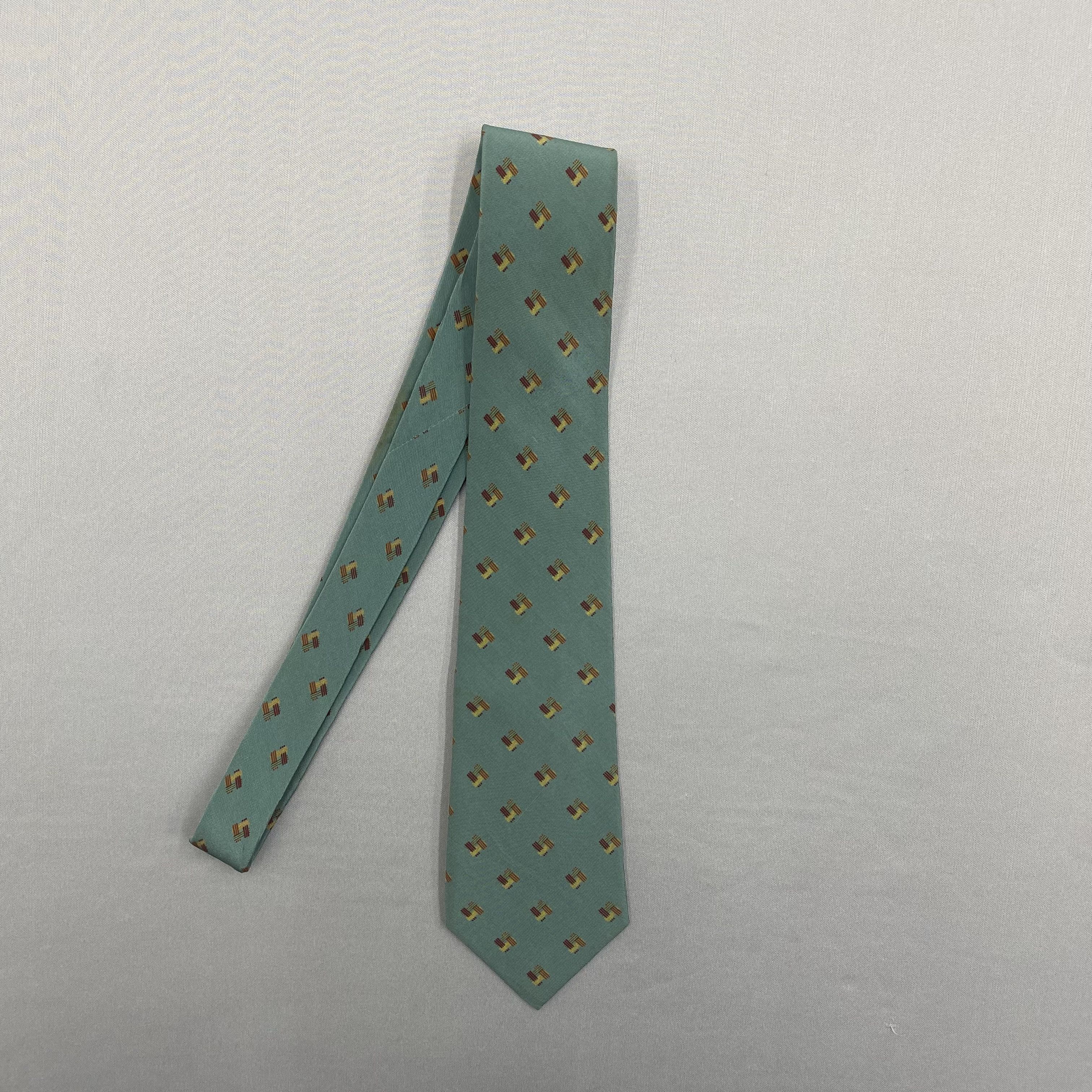 Japanese Brand Vintage Yves Saint Laurent SILK Necktie Cravate Pure Silk Size ONE SIZE - 4 Thumbnail