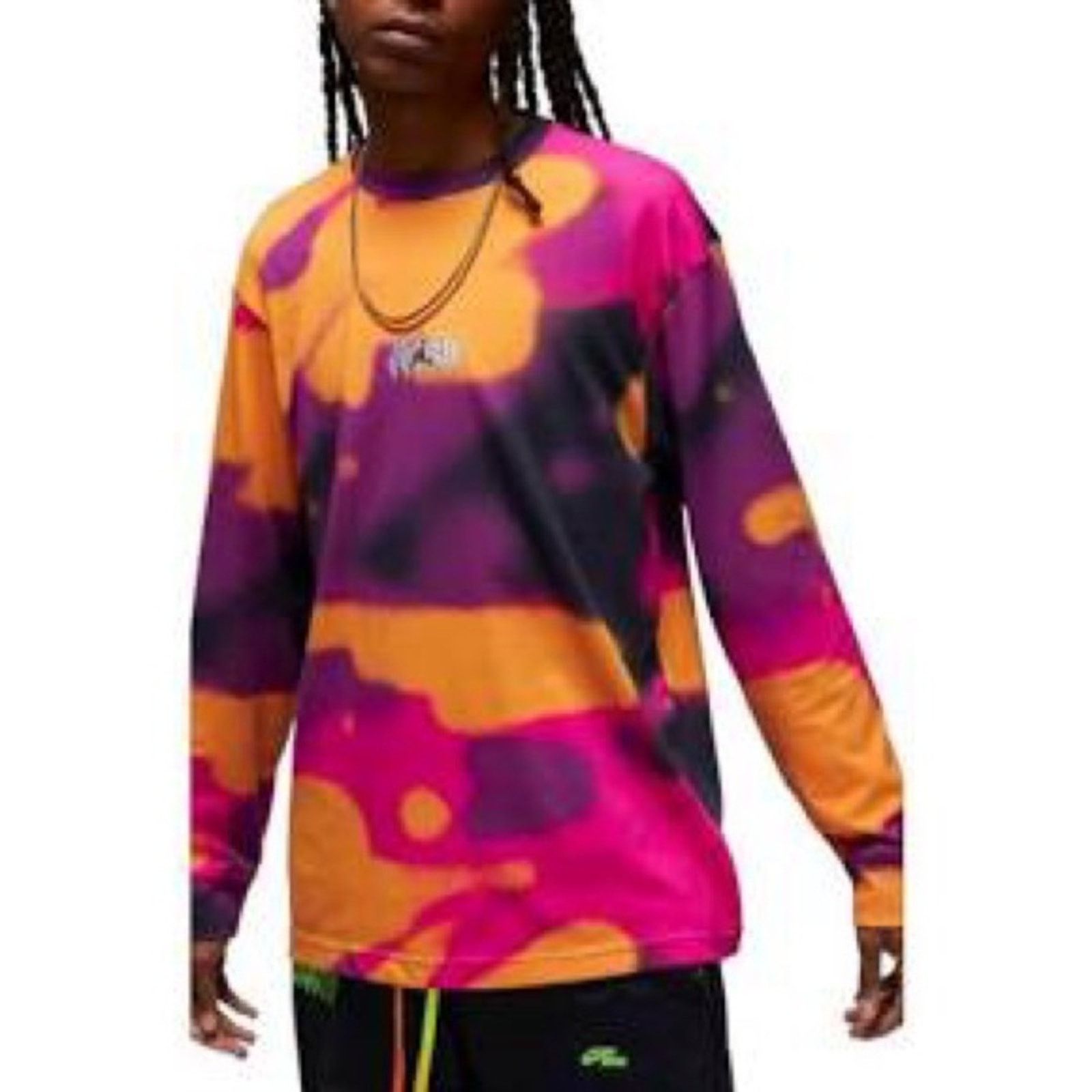 Jordan Brand Nike Jordan Flight MVP 85 Orange Purple Pink Tee- Shirt Size US L / EU 52-54 / 3 - 1 Thumbnail