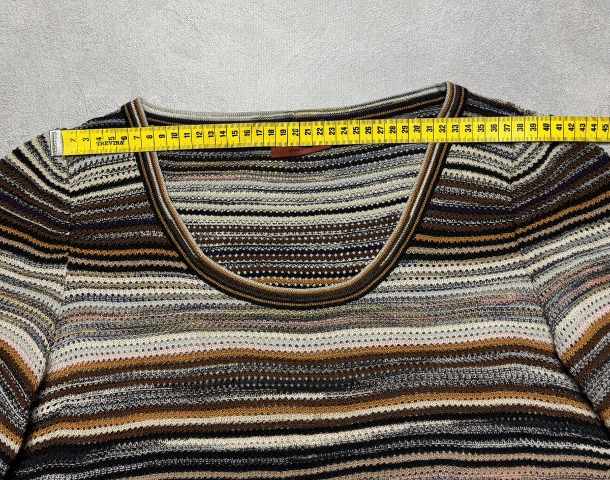 Missoni Missoni Multicolor Striped Wool Knit Sweater Size L / US 10 / IT 46 - 13 Thumbnail