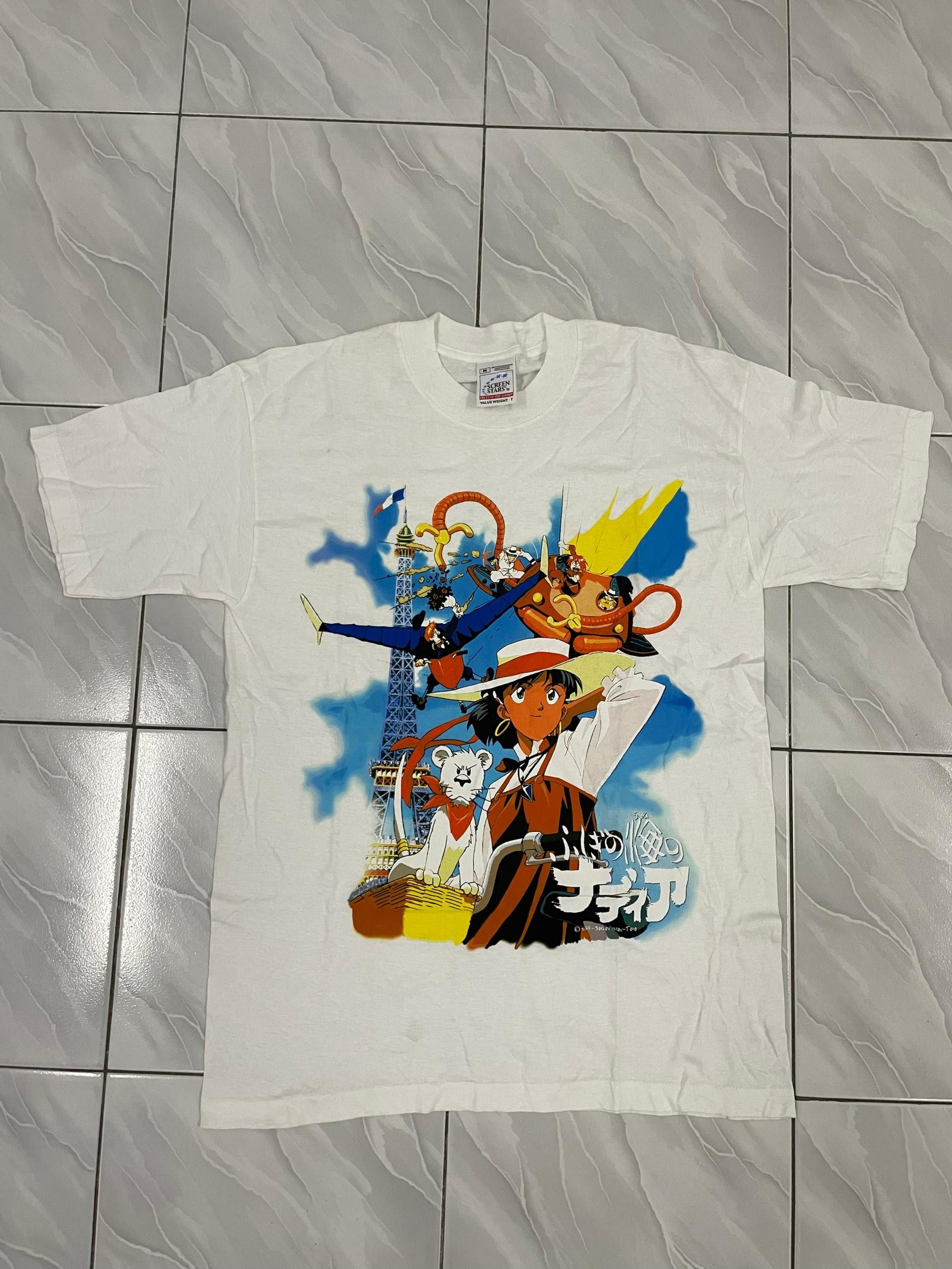 Anime × Japanese Brand VINTAGE DEADSTOCK NADIA SECRET BLUE WATER SHIRT 1990s Size US M / EU 48-50 / 2 - 1 Thumbnail