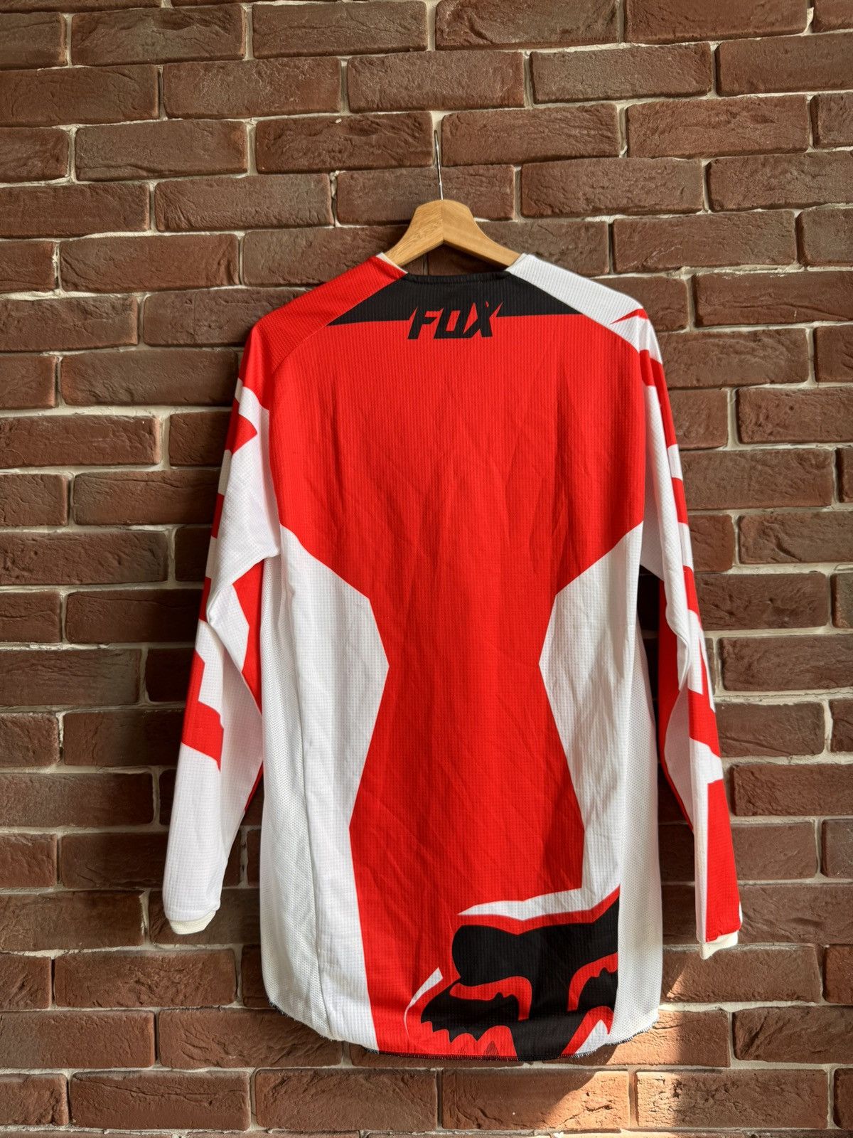 Fox Racing Vintage Fox racing jersey size M big logo Moto racing Size US M / EU 48-50 / 2 - 2 Thumbnail