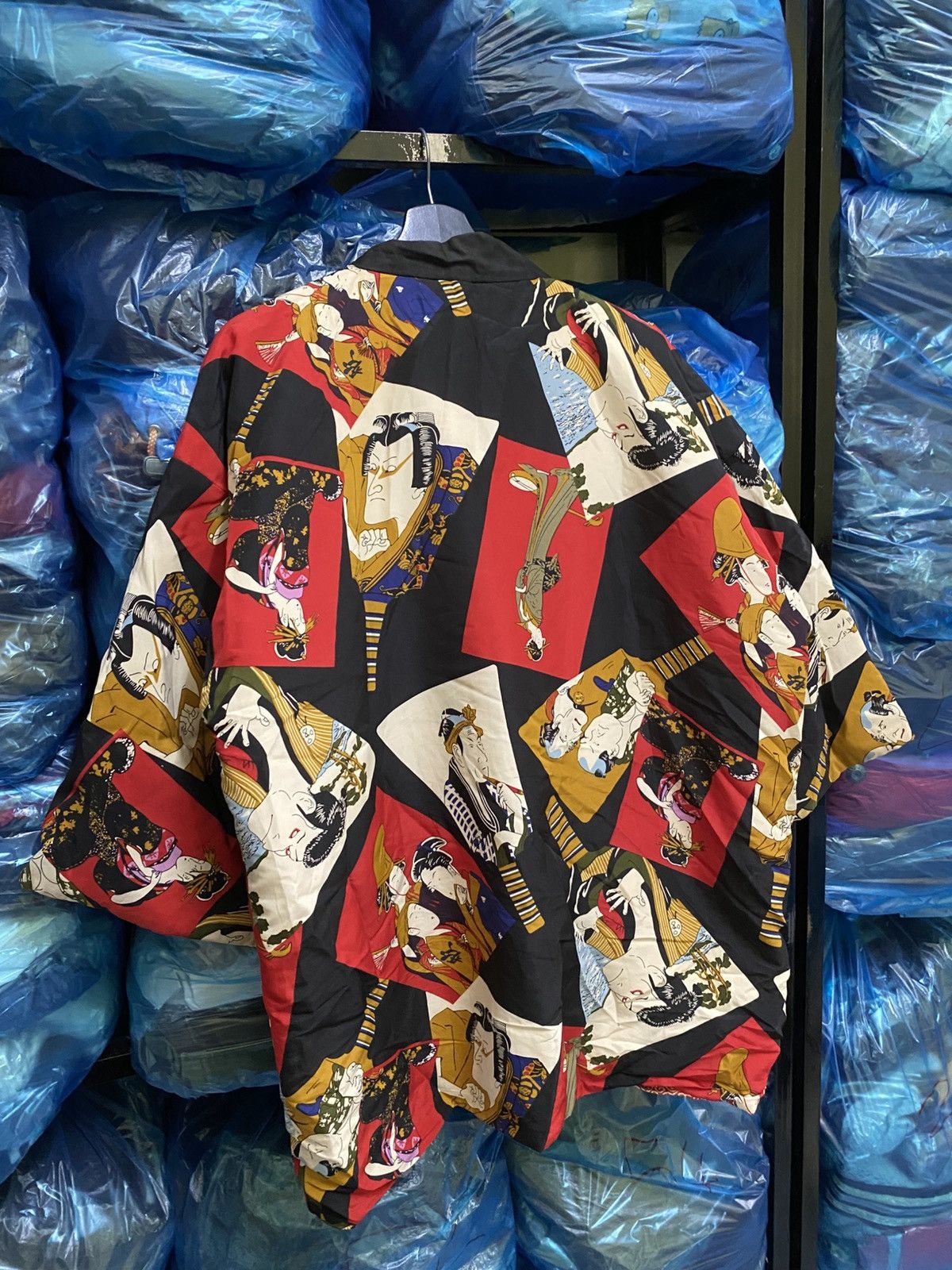 Japanese Brand Vintage Japanese Ukiyo-e Haori Jacket Kimono Style - Unisex Size US L / EU 52-54 / 3 - 13 Thumbnail