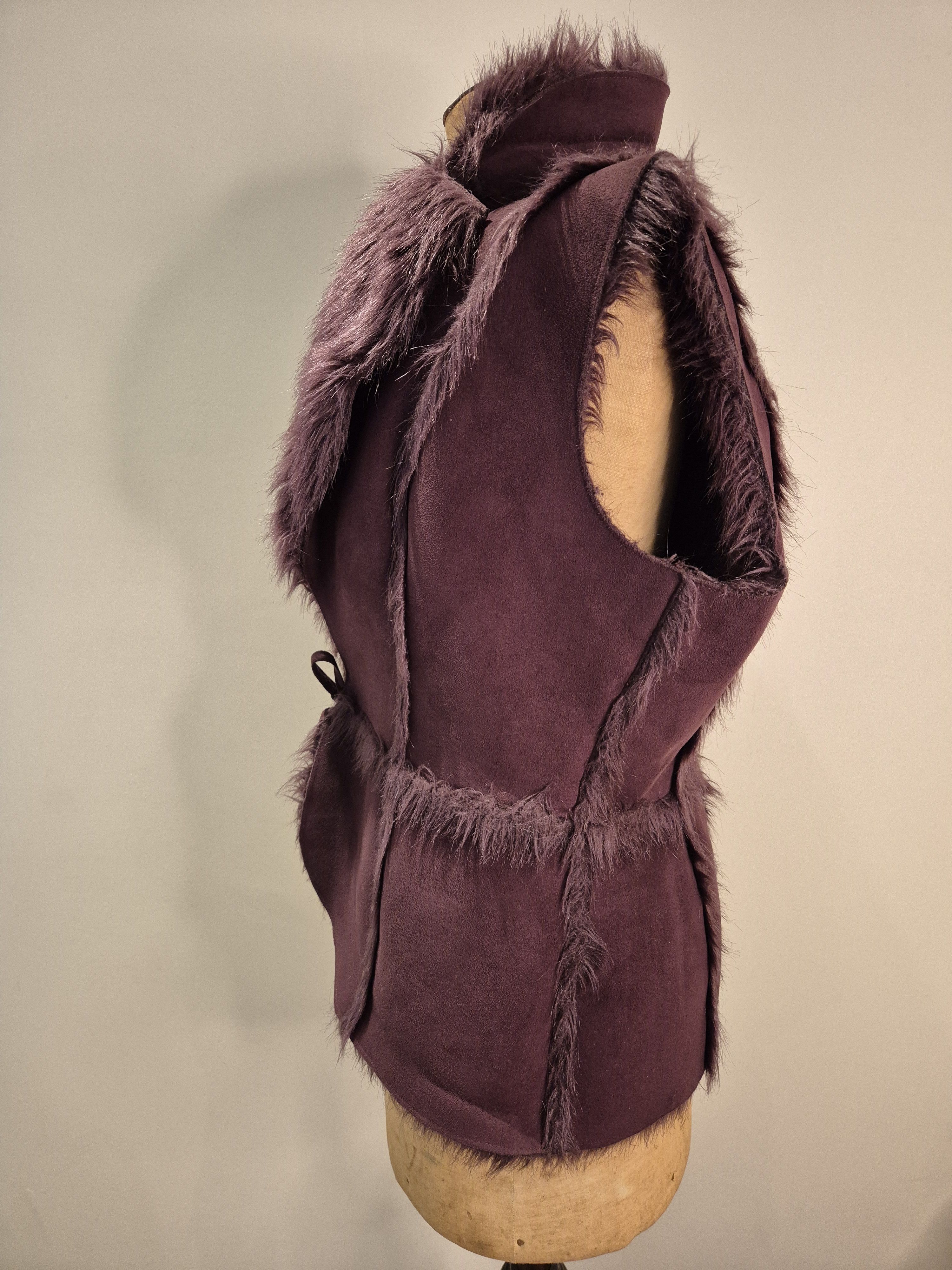 Japanese Brand Vintage Faux Fur Vest Size S / US 4 / IT 40 - 7 Thumbnail