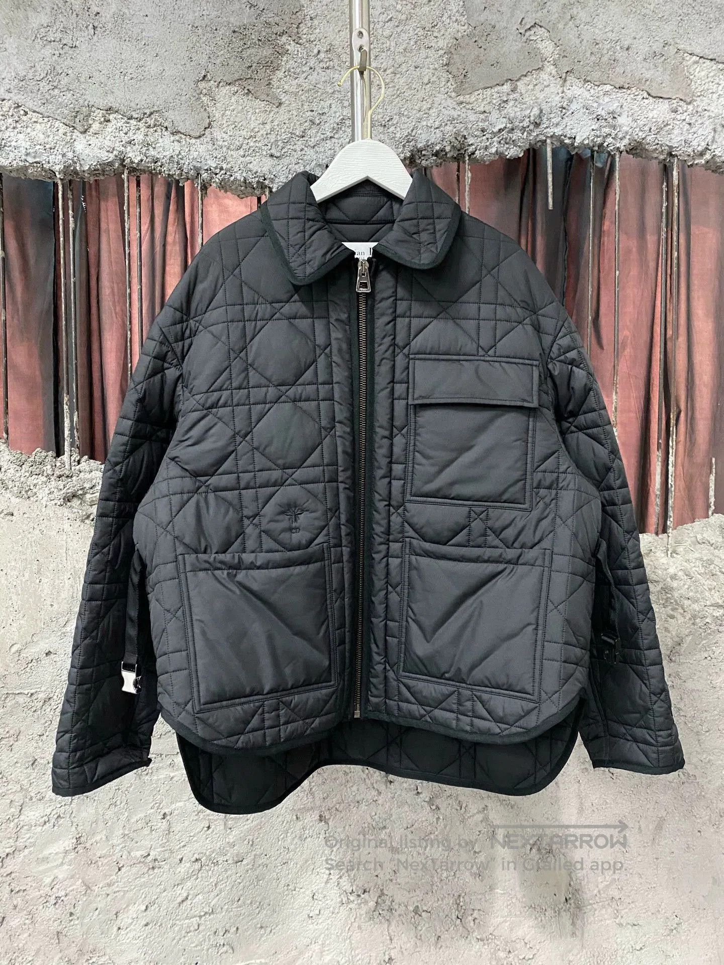 Dior Quilted Black Jacket with Front Pockets. Size US S / EU 44-46 / 1 - 1 Thumbnail