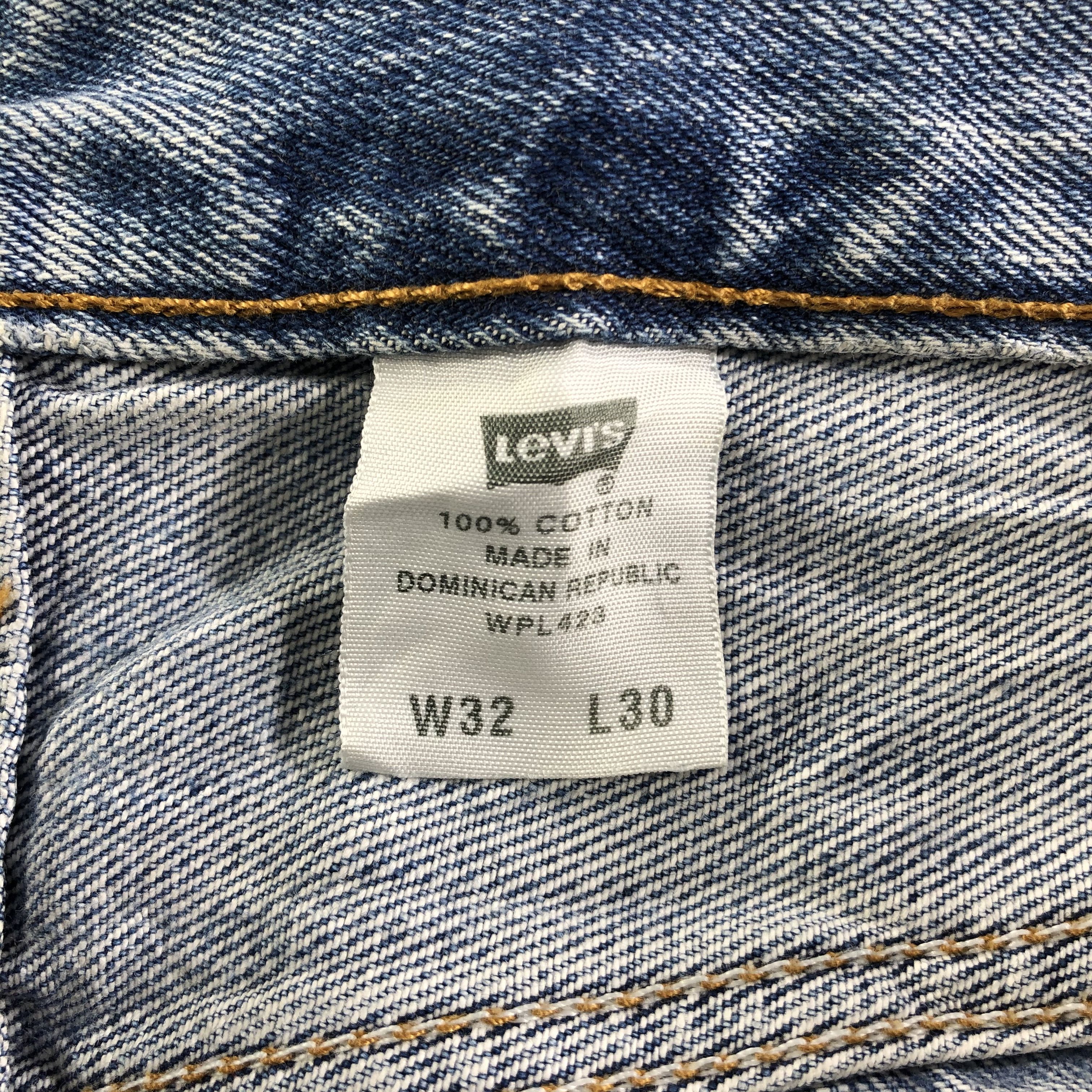 Levi's Vintage Blue Wash Levis 501 Jeans-J3608 Size US 33 - 11 Thumbnail