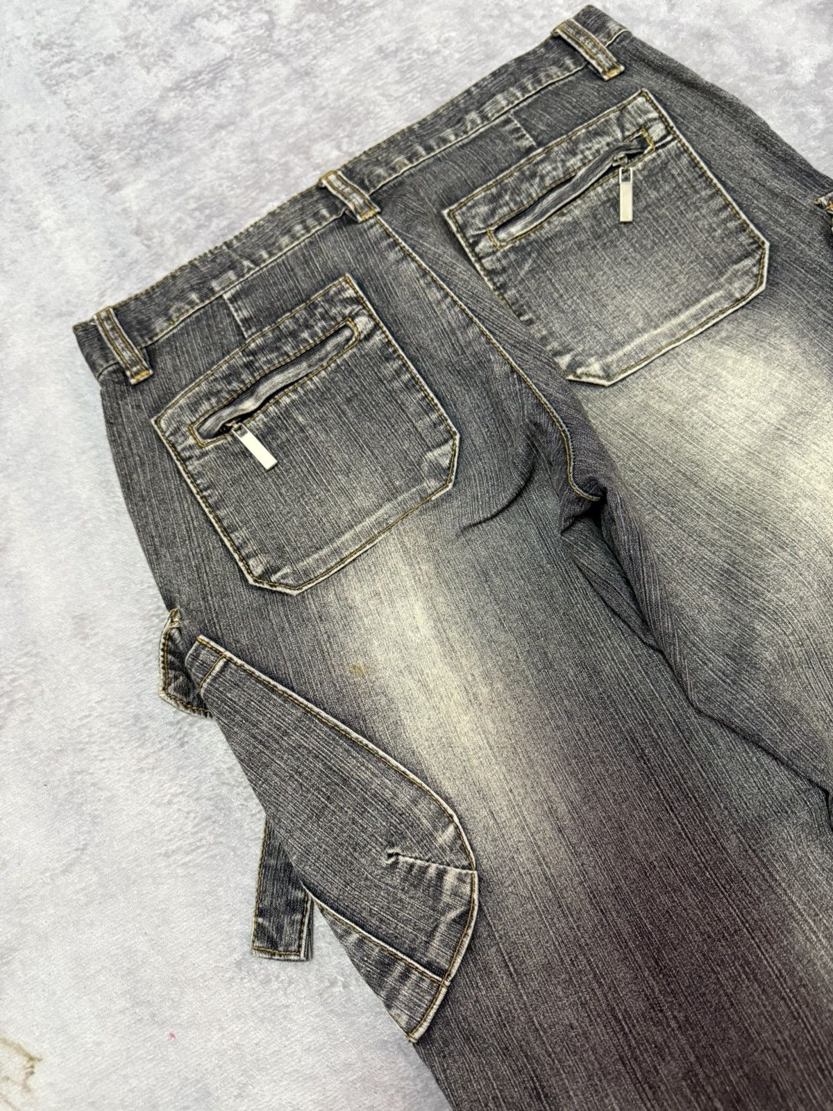 Hysteric Glamour × Japanese Brand Blue Jam Japan Bondage Claw Mark Jeans Short Size 27" / US 4 / IT 40 - 14 Thumbnail