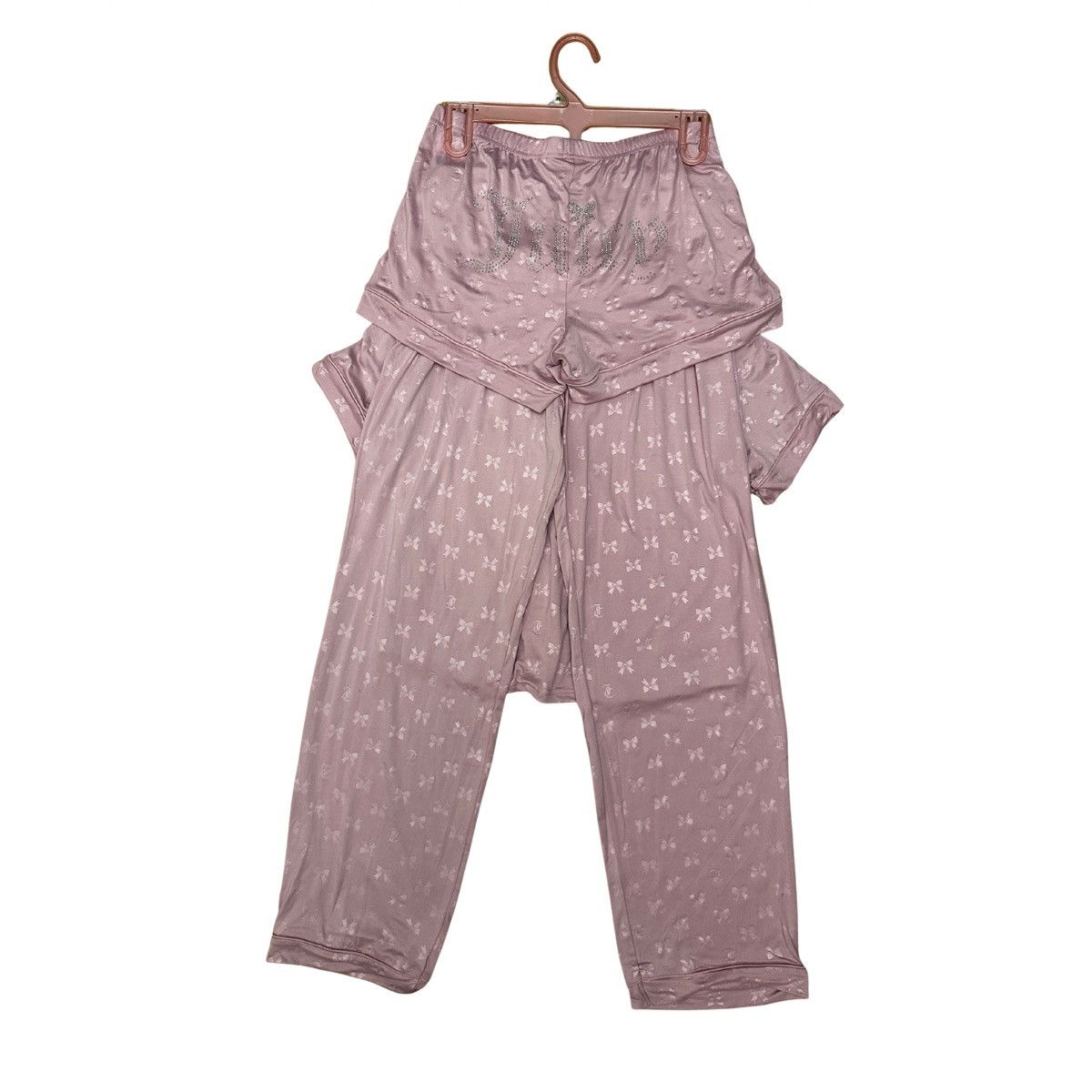 Juicy Couture Juicy Couture 3-Piece Pajama Set Purple Pink Sleepwear Size M / US 6-8 / IT 42-44 - 2 Thumbnail