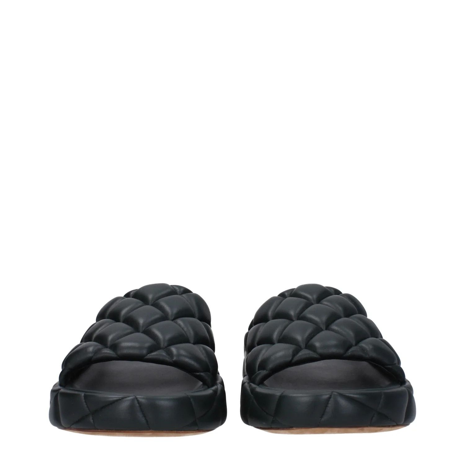 Bottega Veneta o1n1vont0425 Padded Sandals in Inkwell Size US 12 / EU 45 - 4 Thumbnail