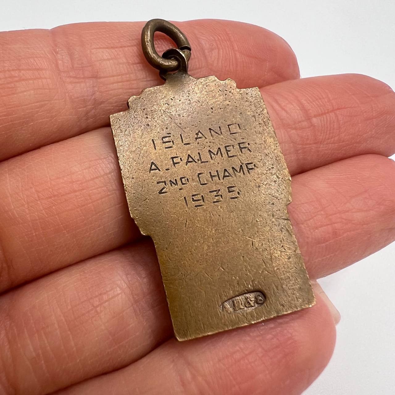 Vintage 1935 London Schools Athletics Association Swimming Medal Size ONE SIZE - 2 Thumbnail