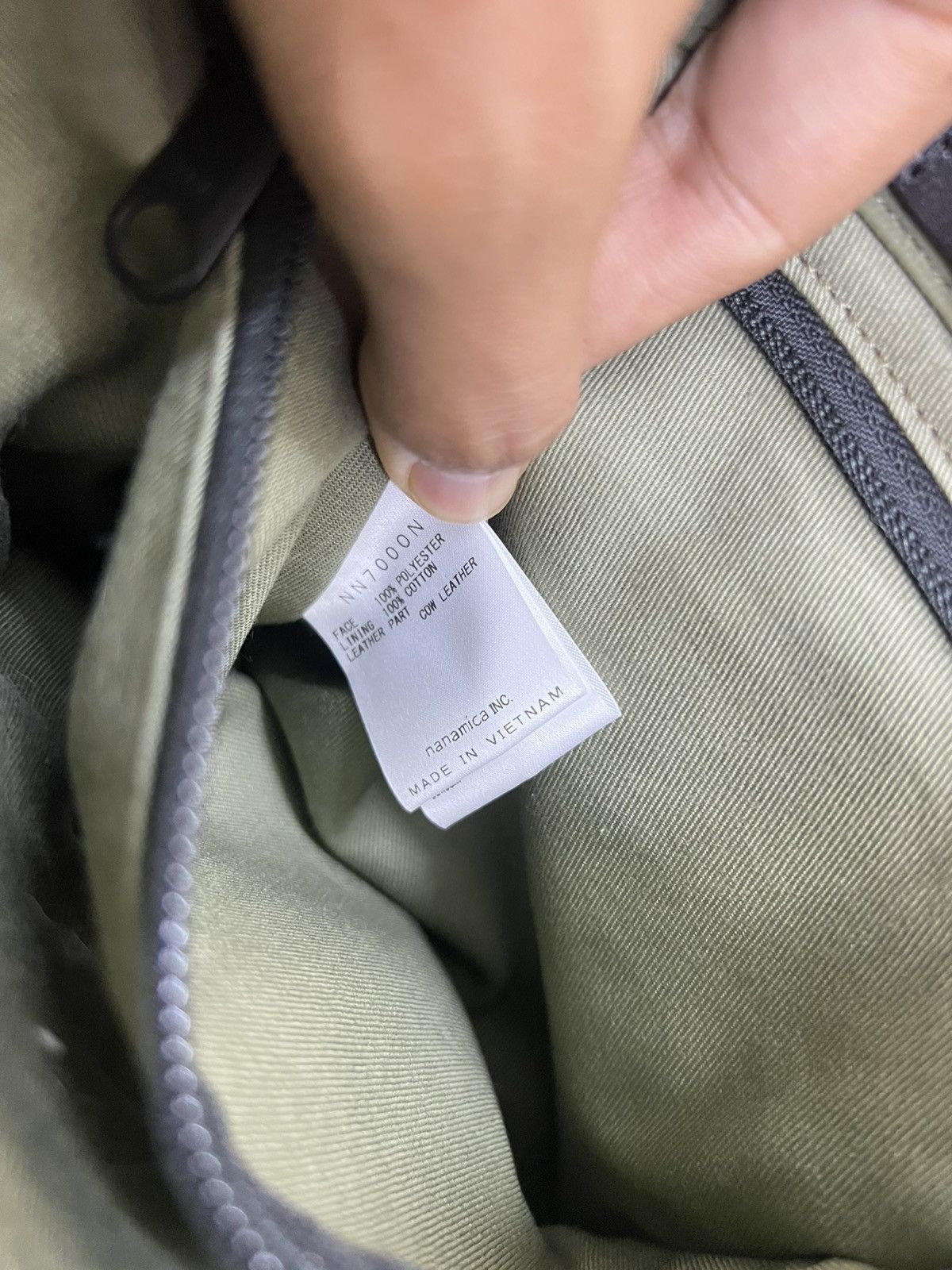Nanamica × The North Face Purple Label Nanamica X The North Face Water Proof Sacoche Sling Bag Size ONE SIZE - 6 Thumbnail