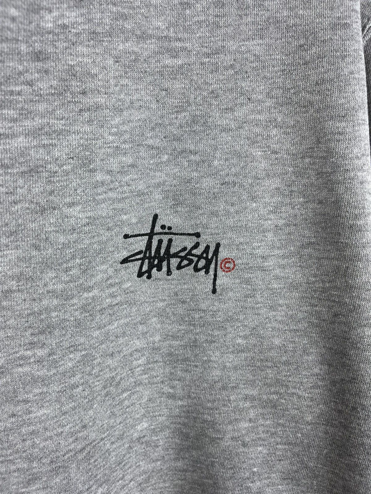 Stussy × Vintage Vintage Stussy 90s sweatshirt basic crewneck copyright retro Size US S / EU 44-46 / 1 - 8 Thumbnail