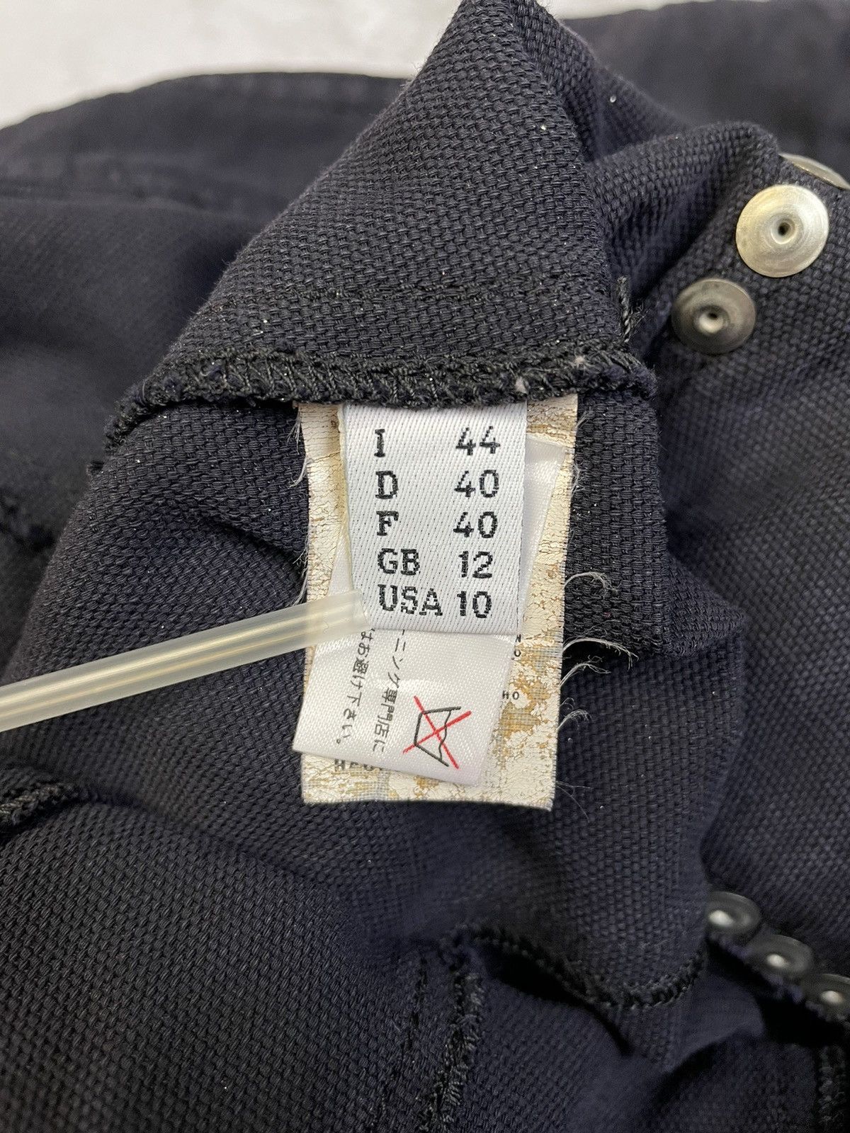 Moschino 1990s Moschino Cheap and Chic Riveted Canvas Jacket Size M / US 6-8 / IT 42-44 - 7 Thumbnail