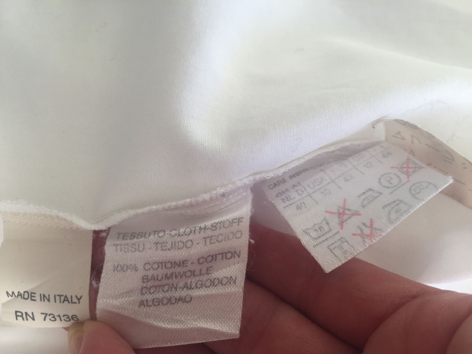 Marella Italian designer MARELLA - La Camiceria luxe cotton shirt Size M / US 6-8 / IT 42-44 - 5 Thumbnail