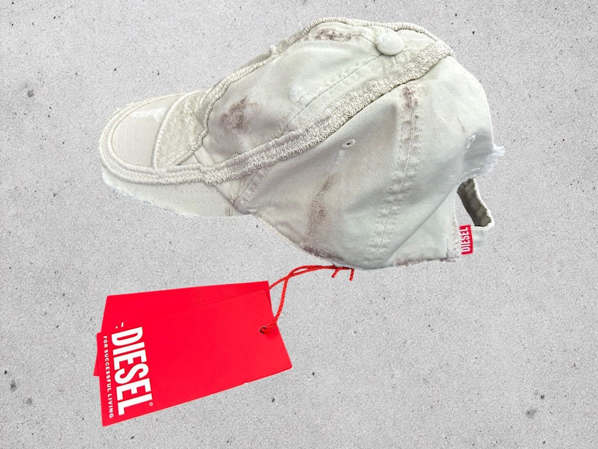 Diesel Diesel C-Obi Distressed Hat Size ONE SIZE - 4 Thumbnail